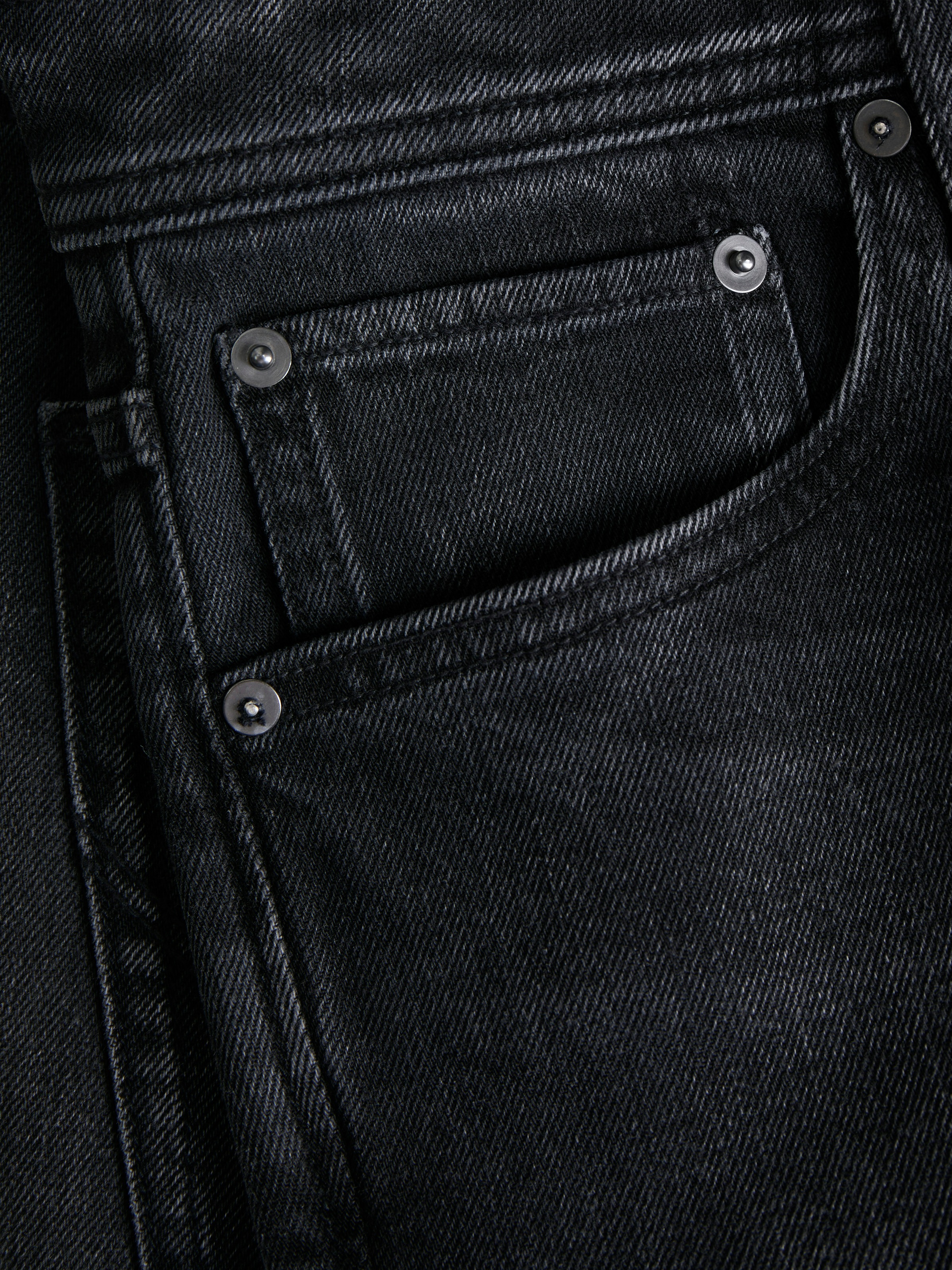 Jack & Jones Regular-fit-Jeans »JJICLARK im Used-Look, Stretchkomfort und niedrige Leibhöhe«, mit Abriebeffekten
