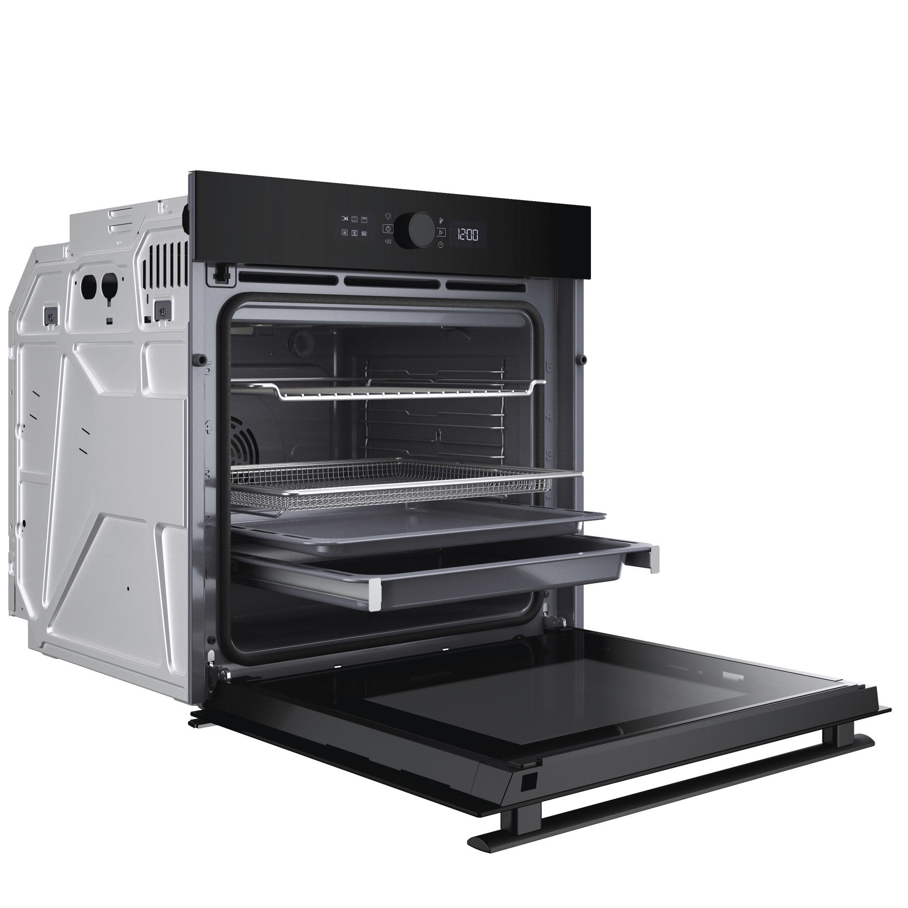 BAUKNECHT Backofen-Set »BAKO 940 Airfry Flex«, mit Teilauszug, (Set, 2 St.), AirFry-Funktion – die gesündere Alternative zur Fritteuse