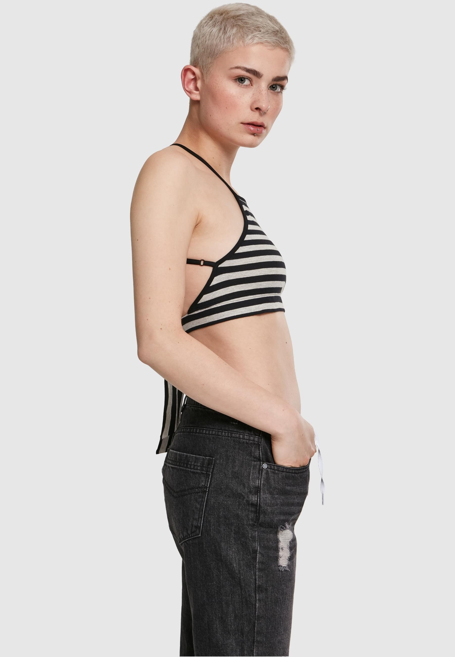 URBAN CLASSICS Muskelshirt »Urban Classics Damen Ladies Triangle Top«, (1 tlg.)