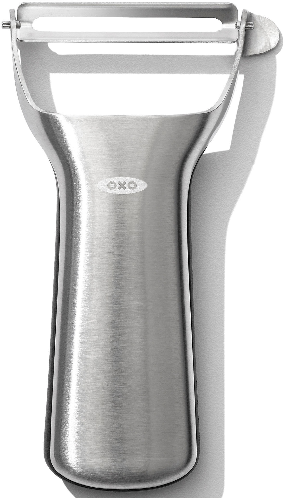 OXO SteeL Kartoffelschäler integrierte Kartoffelaugenentferner, Edelstahl
