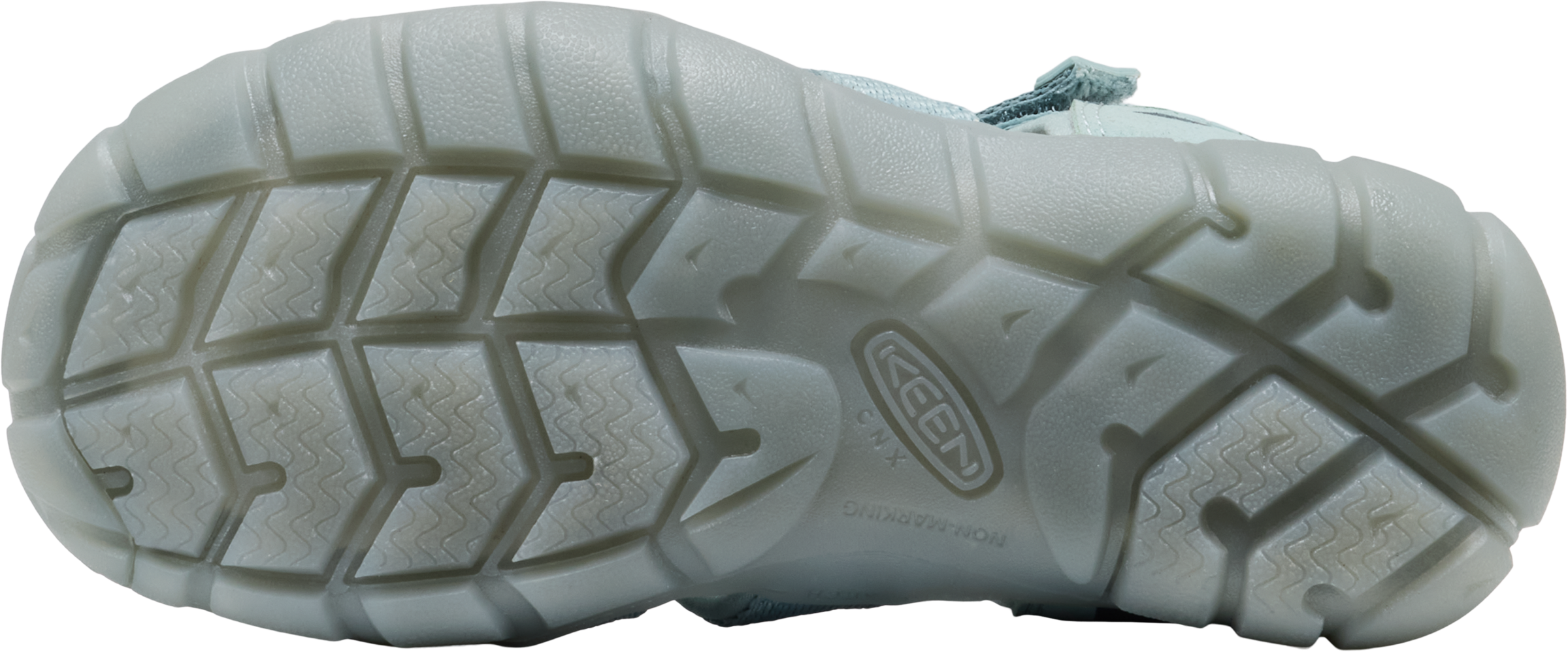 Sandale KEEN "SEACAMP II CNX", Jungen, Gr. 34, ice blau, Synthetik, Schuhe Sandale 3