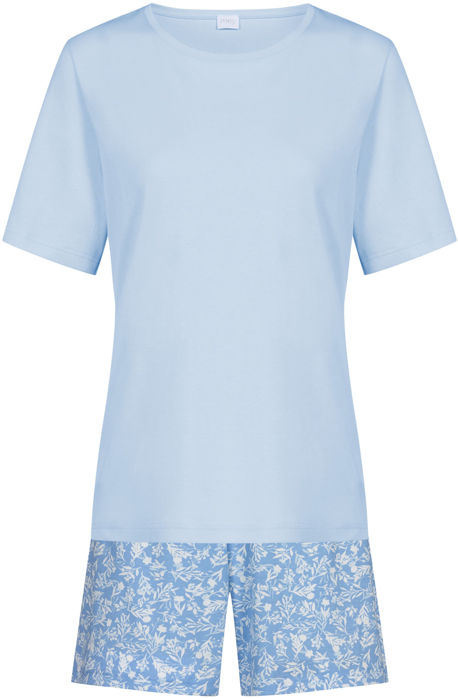 Mey Shorty "Flower Meadow" 2 tlg. Rundhalsausschnitt, kurzärmlig, Oberteil günstig online kaufen