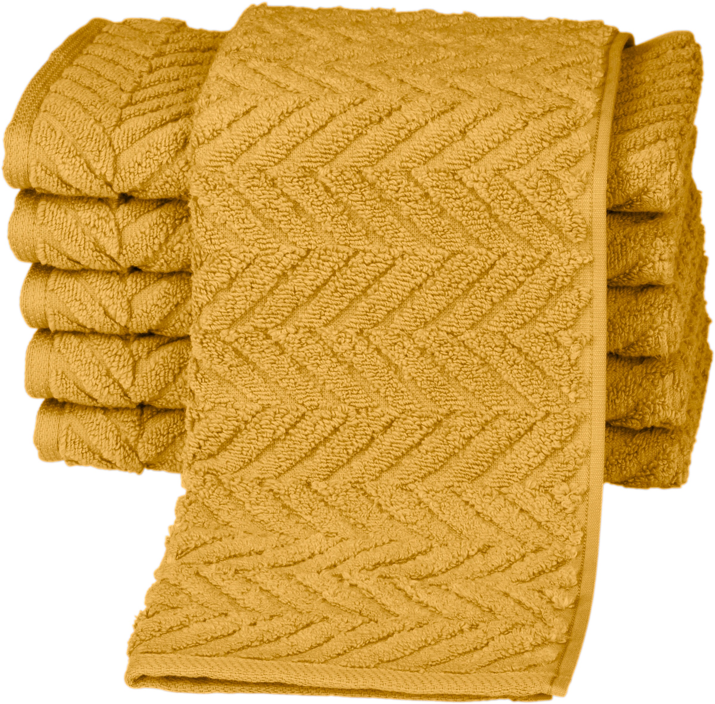 Gästehandtücher ROSS, B:30cm L:50cm, gelb, Frottier, Obermaterial: 100% Baumwolle, Handtücher, "Sensual 9001", 100% Baumwolle