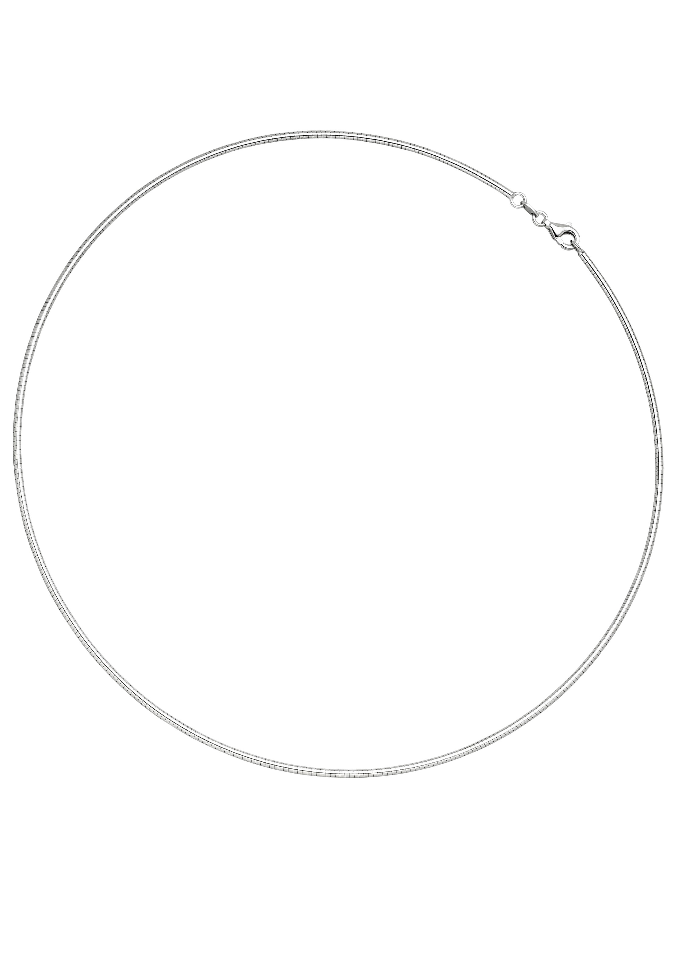 JOBO Halsreif »Halskette«, 585 Weißgold 42 cm 1,7 mm