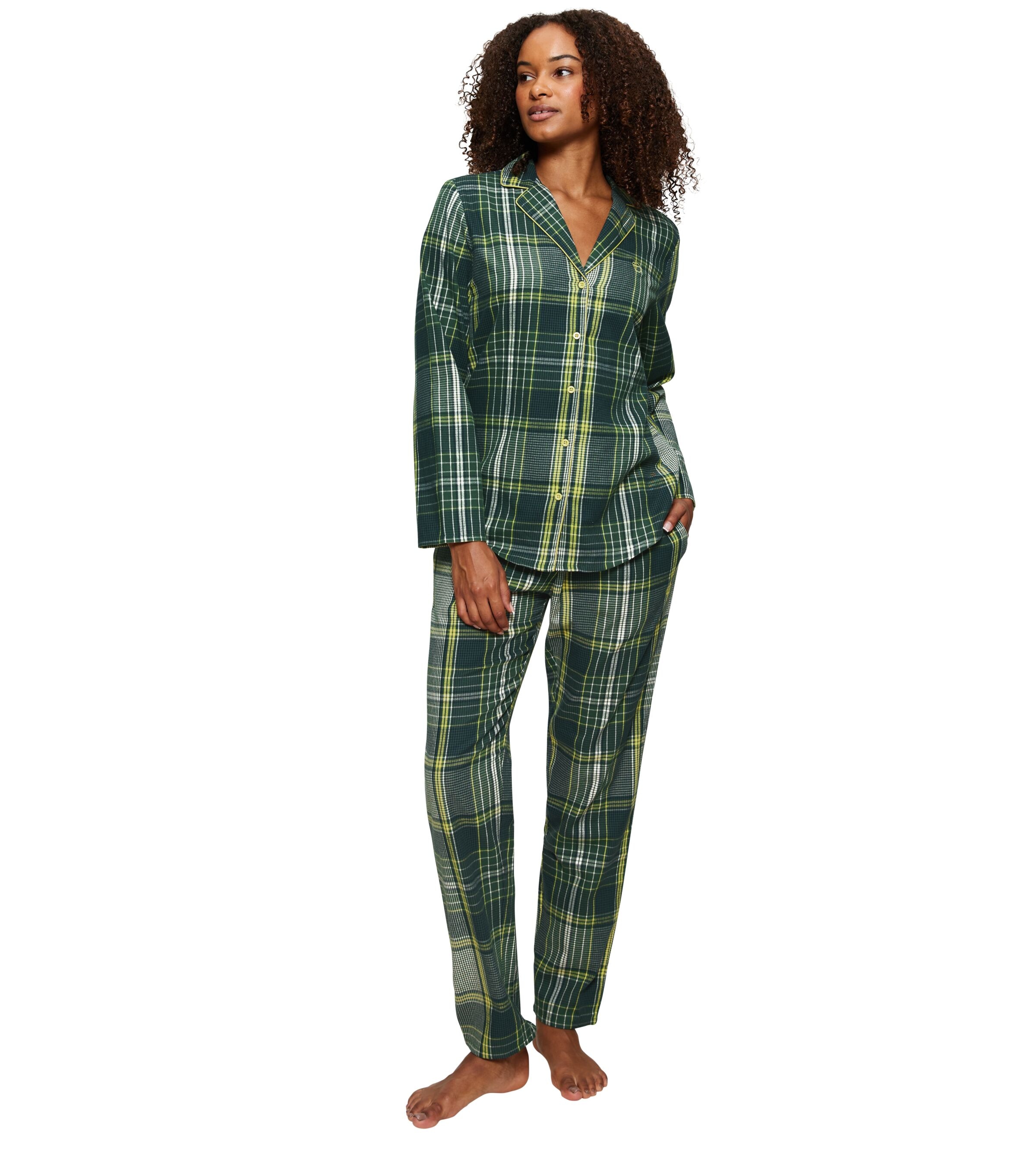 Triumph Schlafanzug "Boyfriend PW X Checks", (Set, 2 tlg.), Pyjama mit seit günstig online kaufen