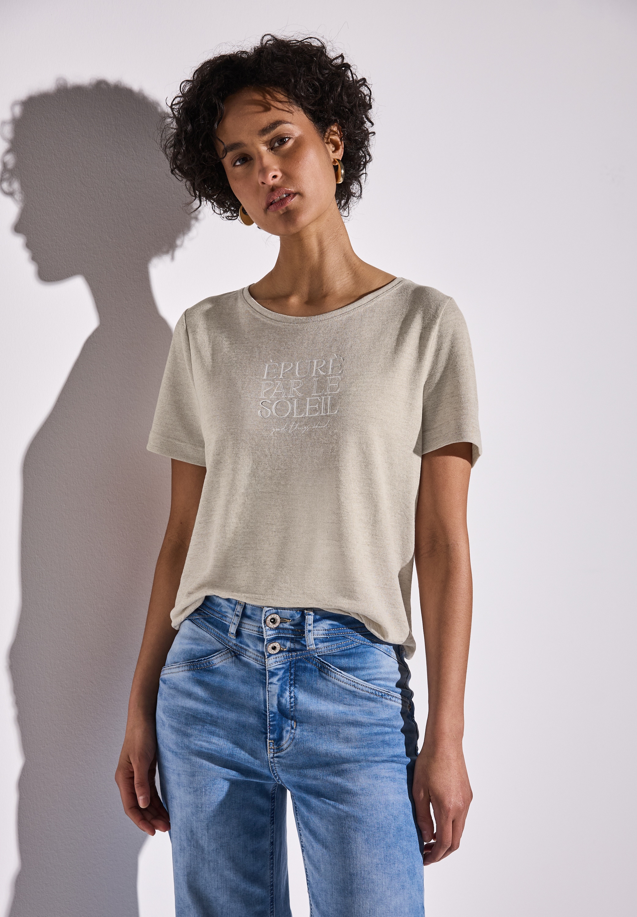 STREET ONE T-Shirt, mit Wording