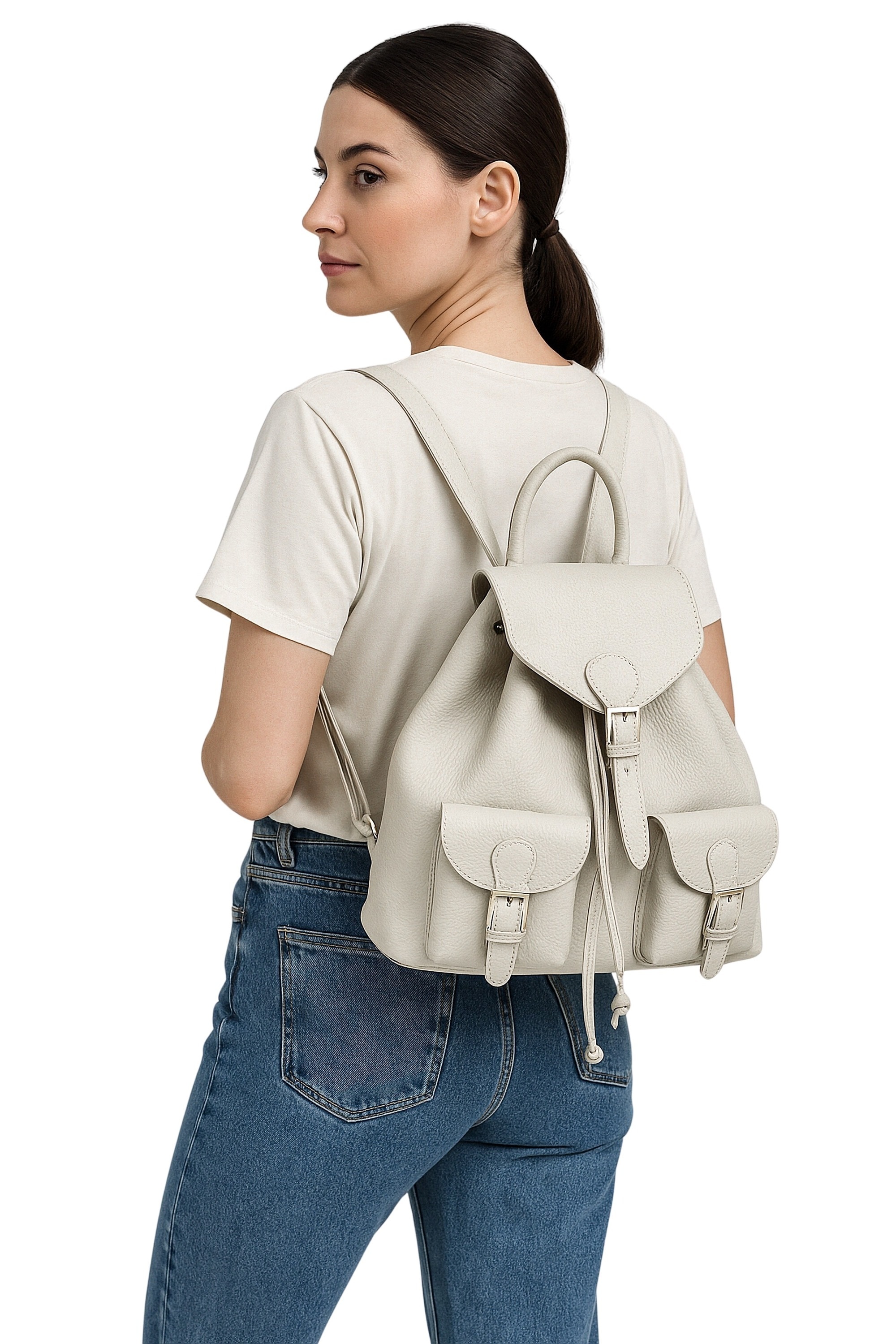 COLLEZIONE ALESSANDRO "Chicaletta" lässiges Design aus echtem Leder