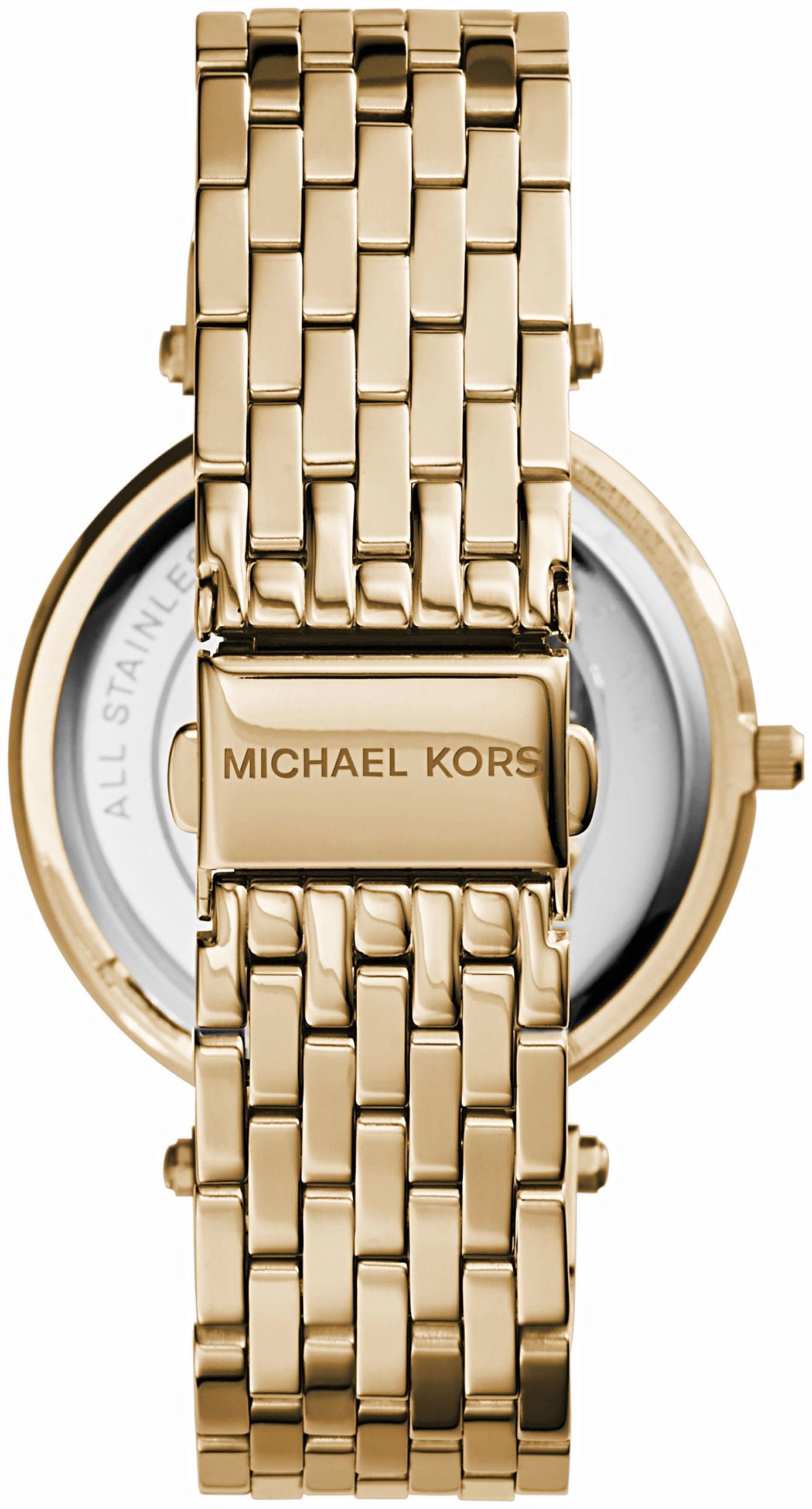 MICHAEL KORS Quarzuhr »DARCI, MK3191«, Armbanduhr, Damenuhr, Glassteine