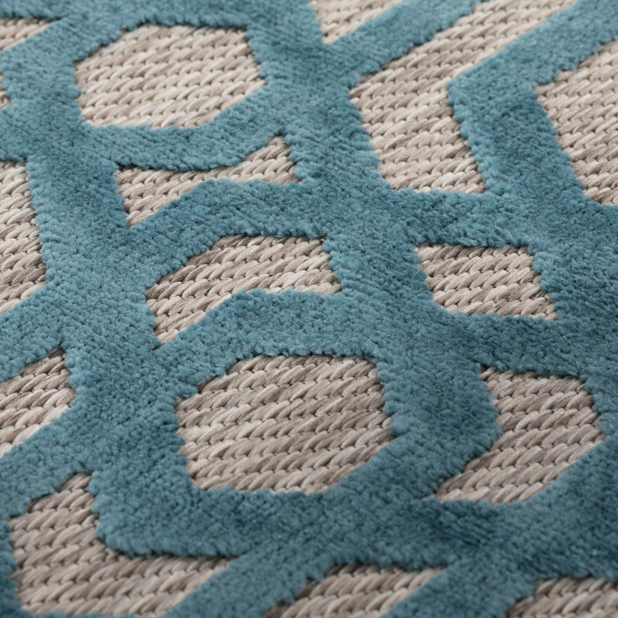 FLAIR RUGS Läufer »Oro«, rechteckig, 4 mm Höhe, fußbodenheizungsgeeignet, samtartiger Flor,gemustert, Läufer
