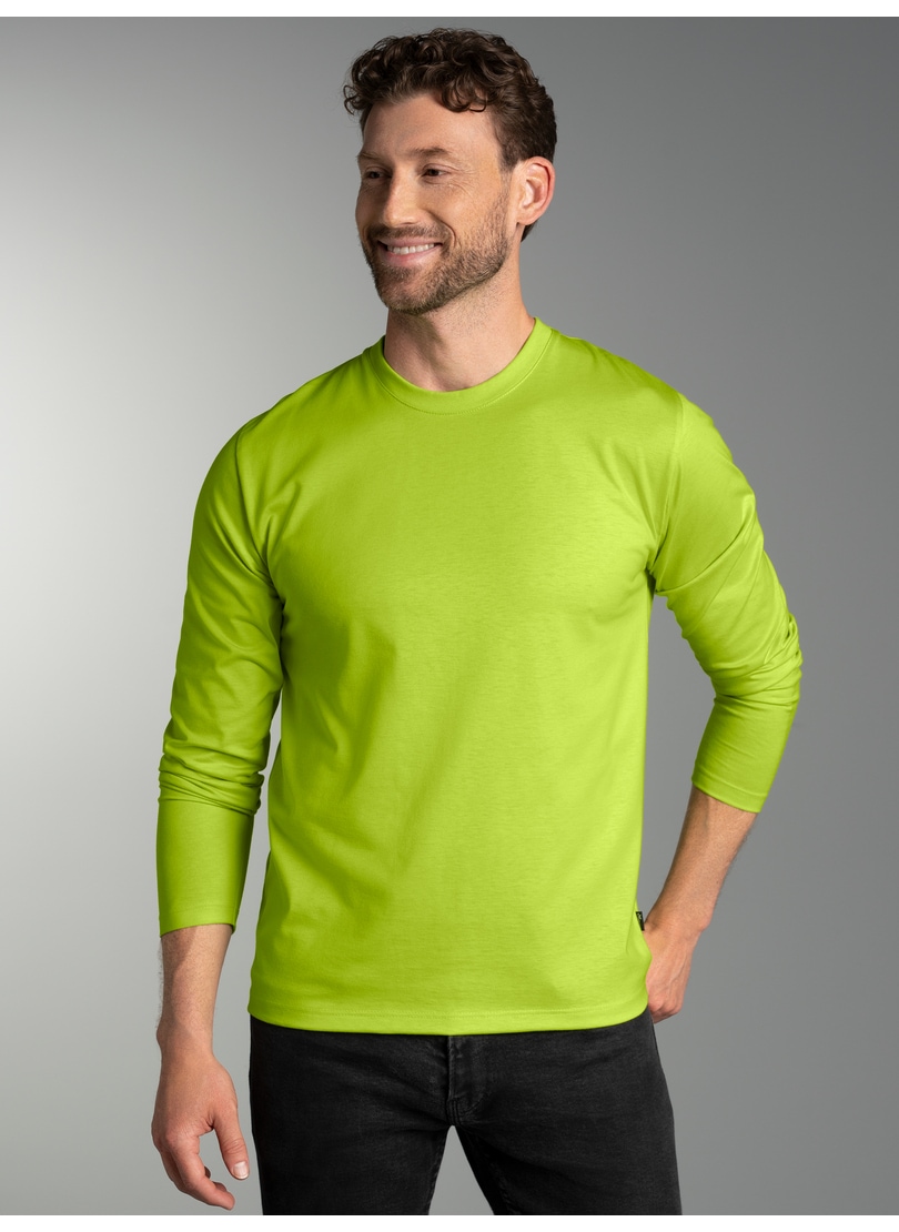 Trigema T-Shirt »TRIGEMA Langarmshirt aus 100% Baumwolle«, (1 tlg.)