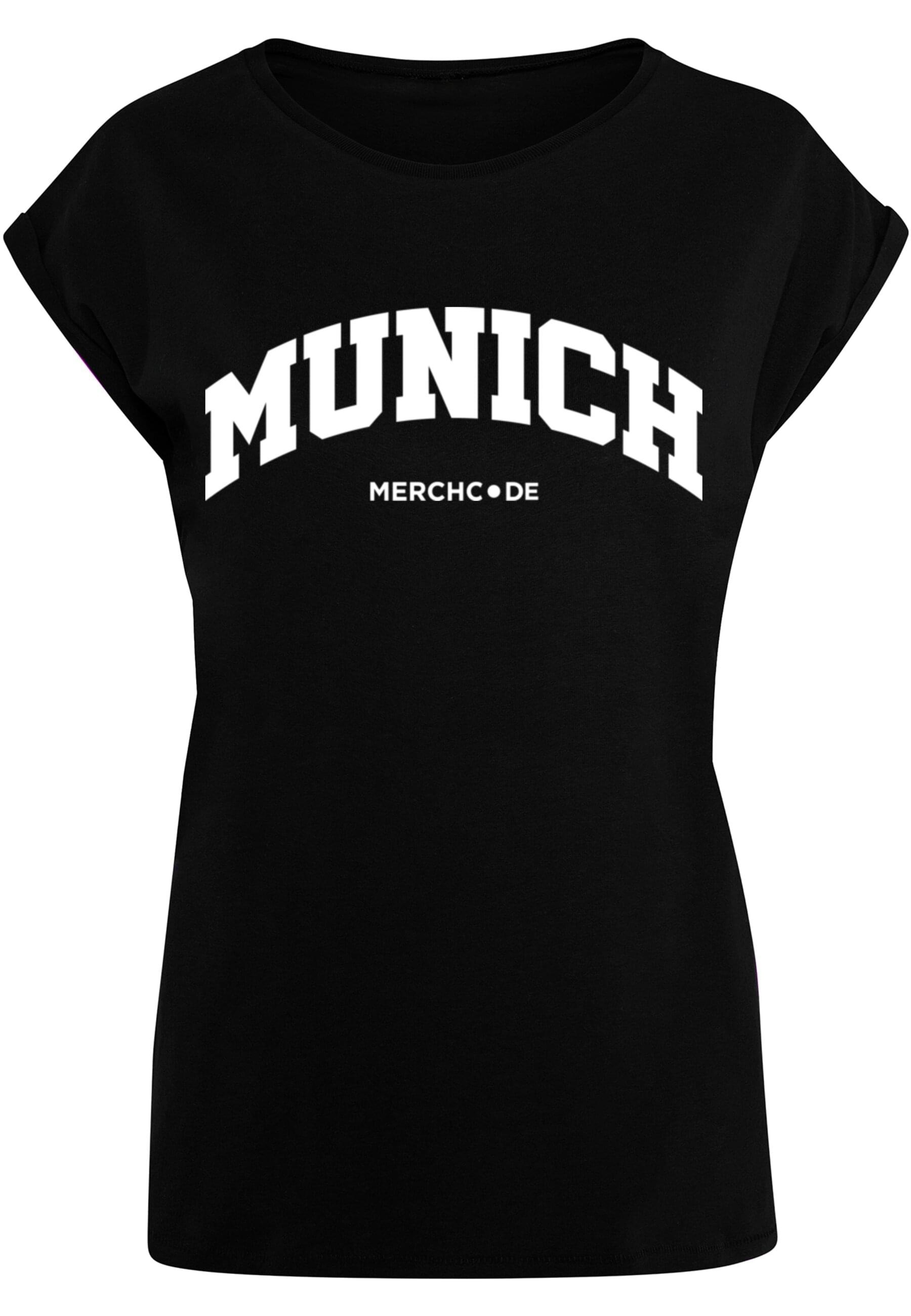 Merchcode T-Shirt "Merchcode Damen Ladies Munich Wording - T-Shirt" günstig online kaufen