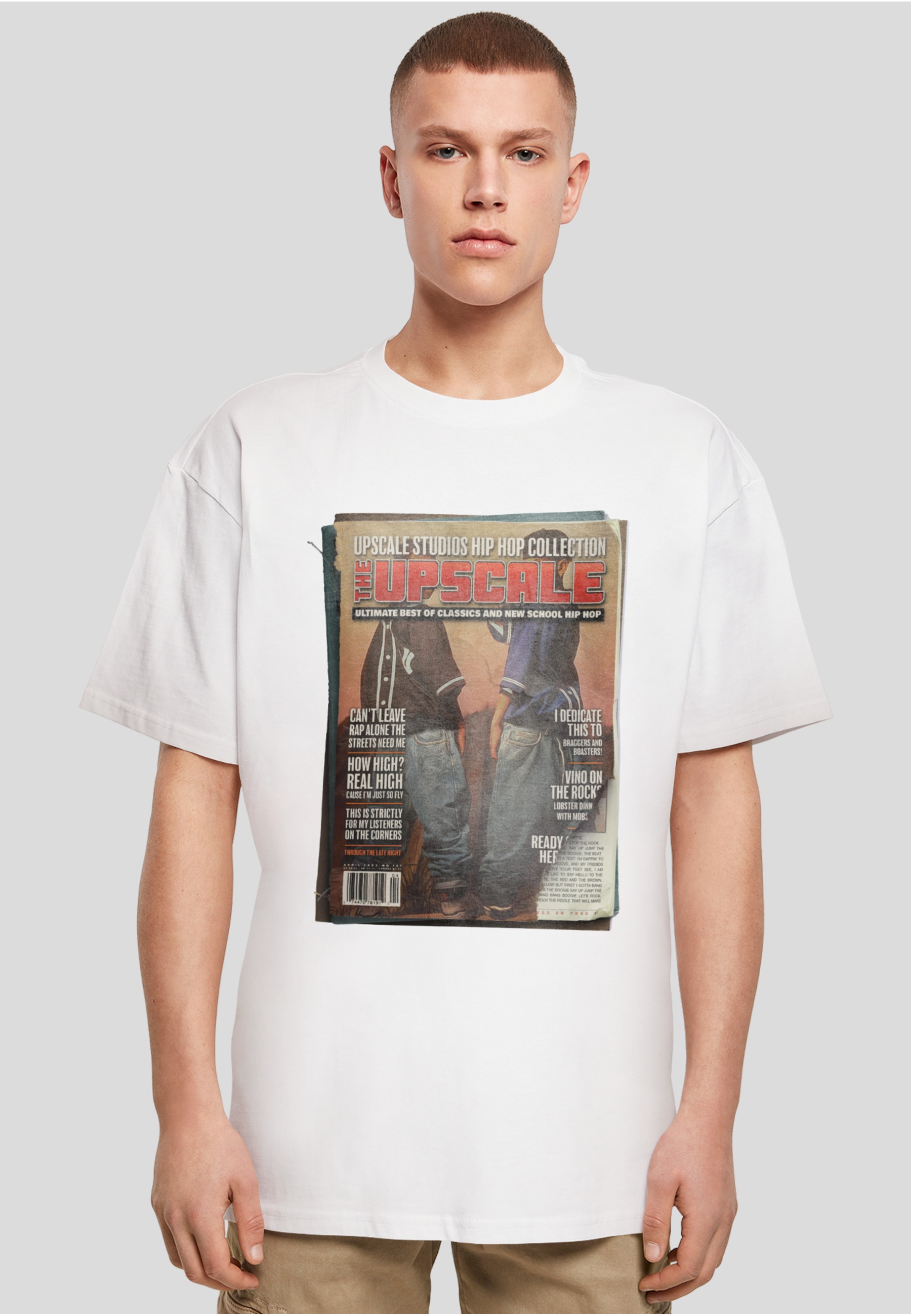 Upscale by Mister Tee T-Shirt »Upscale by Mister Tee Männer Upscale Magazine Oversize Tee« 1 Stk.