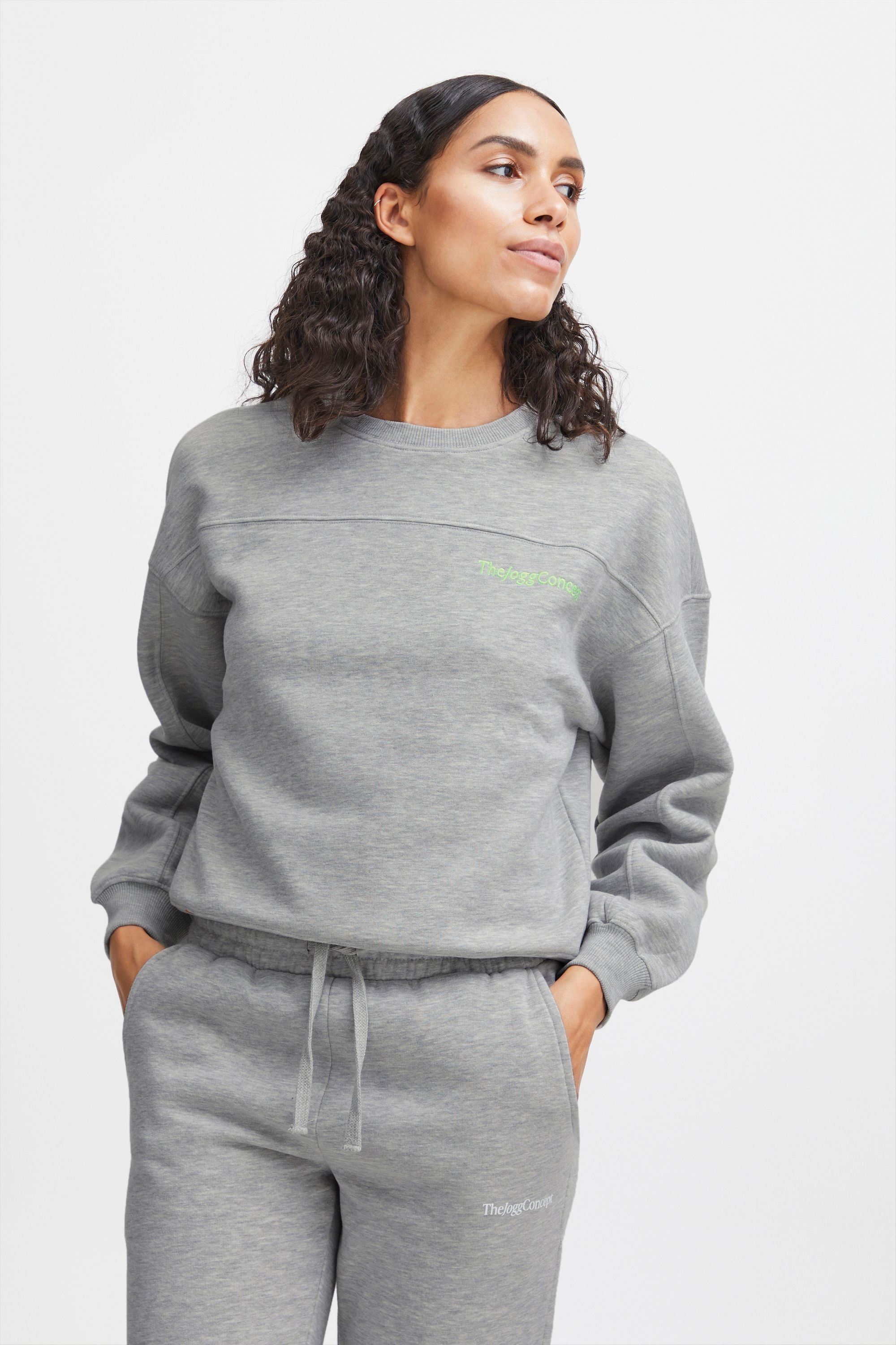 TheJoggConcept Rundhalspullover »Sweatshirt JCRafine«