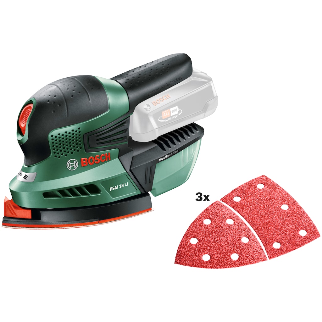 Bosch Home & Garden Akku-Multischleifer »PSM 18 LI«