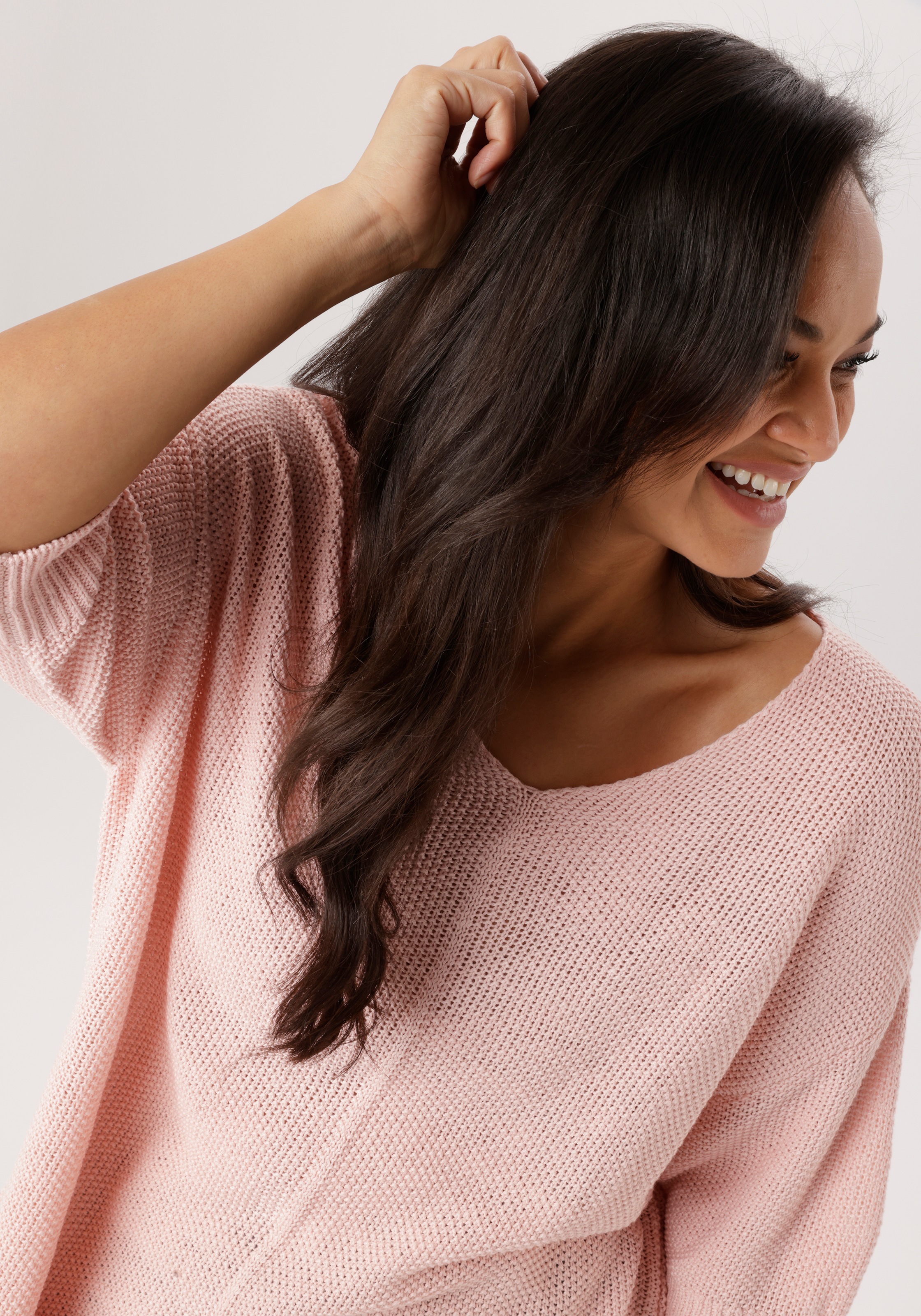 Thumbnail - Aniston PLUS Strickpullover mit tollem Strickmuster - NEUE KOLLEKTION