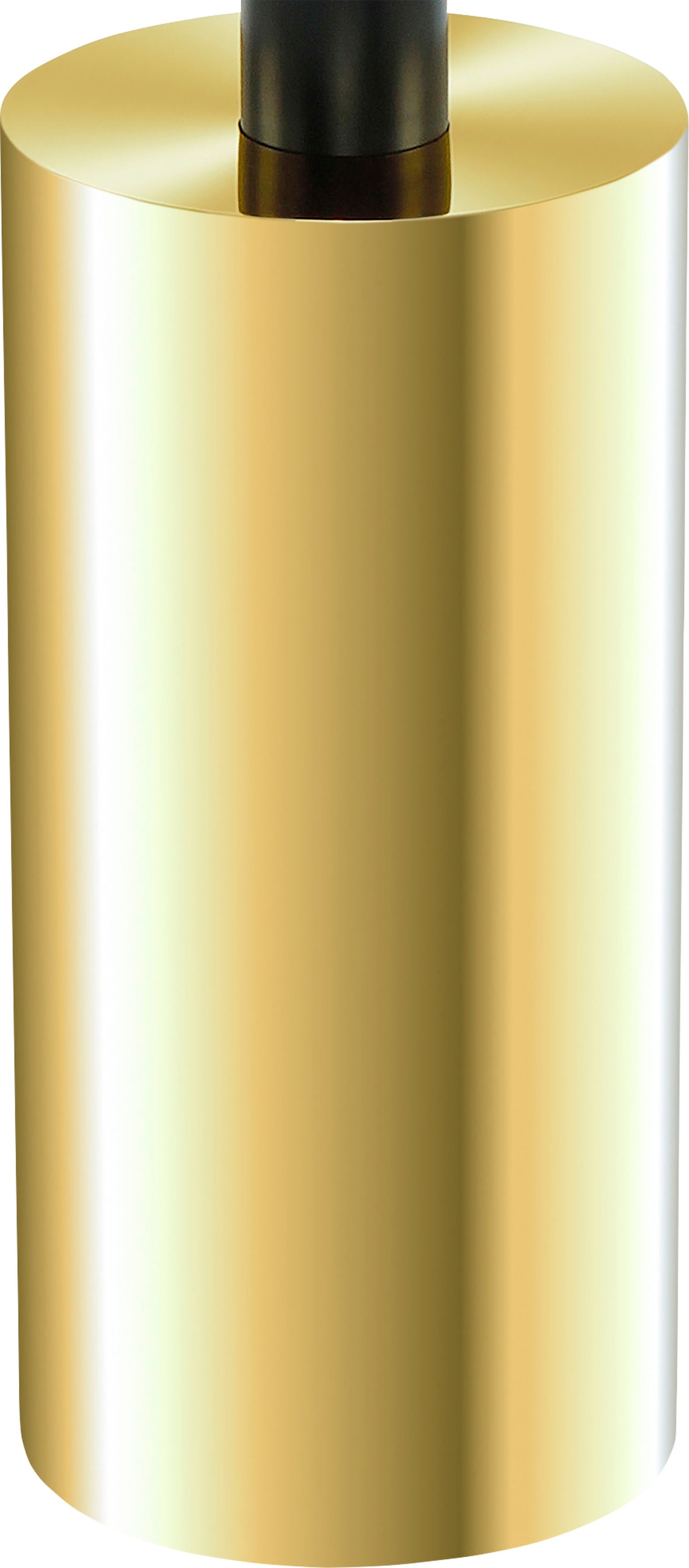 Kayoom Beistelltisch »Rosanna 525, Beistelltisch in glamourösem Stil,runde Glas-Tischplatte«, (1 St.), Runde Tischplatte, edles Design, zeitlose Farben, Sockel: Ø 15 cm