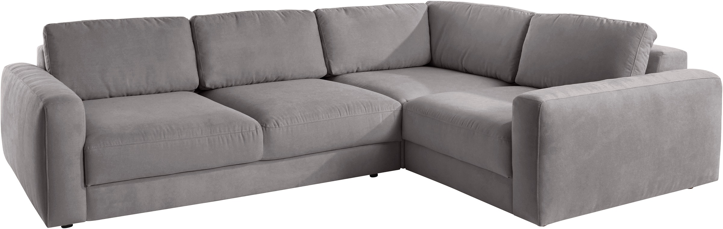 Places of Style Ecksofa »Bloomfield, L-Form«, extra tiefe Sitzfläche, wahlweise mit Sitztiefenverstellung