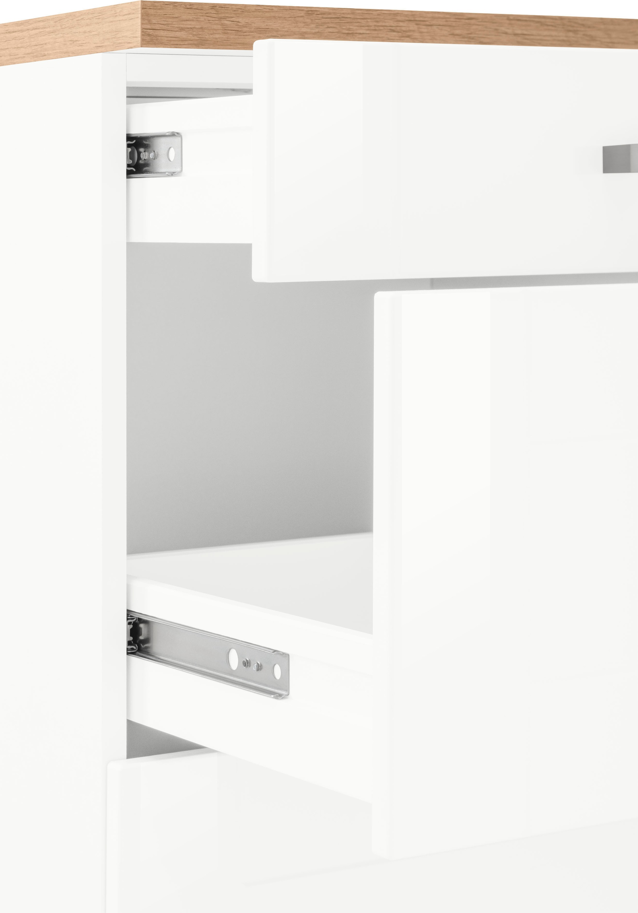 KOCHSTATION Winkelküche »KS-Tinnum«, mit E-Geräten, Stellbreite 240/330 cm