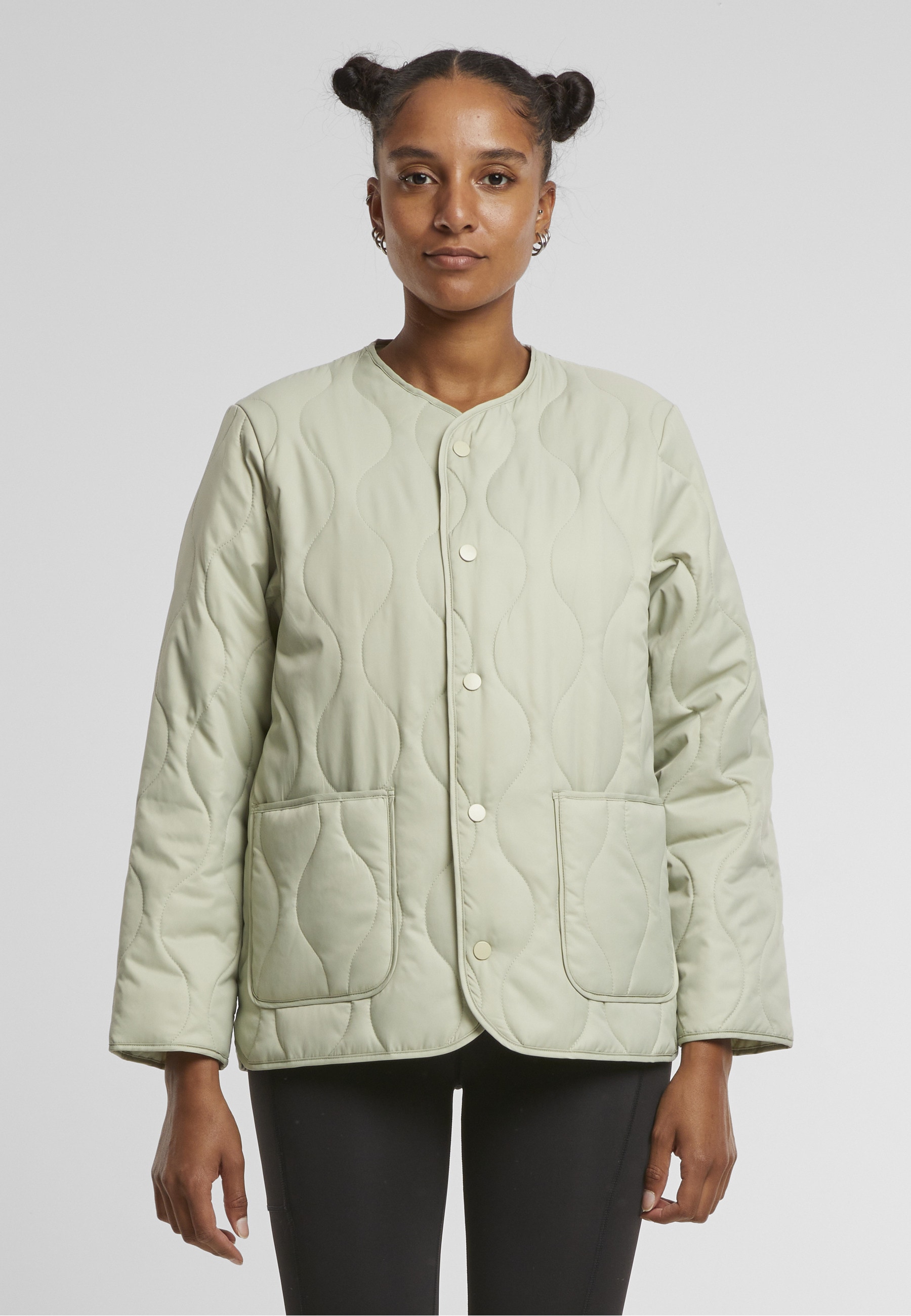 URBAN CLASSICS Langmantel »Urban Classics Ladies Quilted Jacket«
