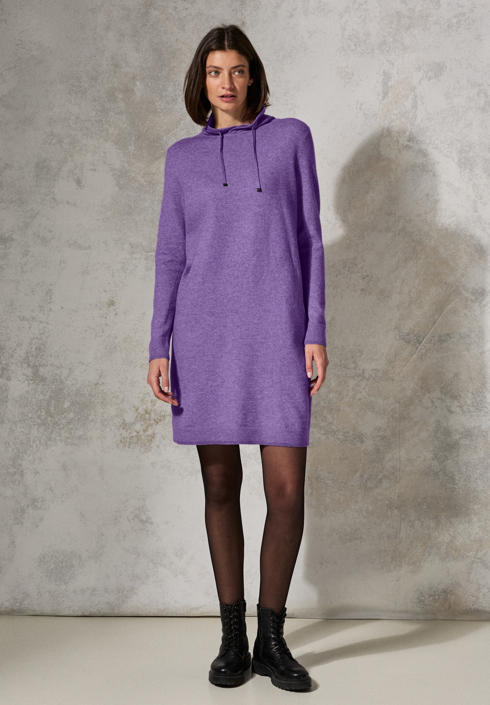 Cecil Sweatkleid Ohne Taschen soft und trageangenehm günstig online kaufen