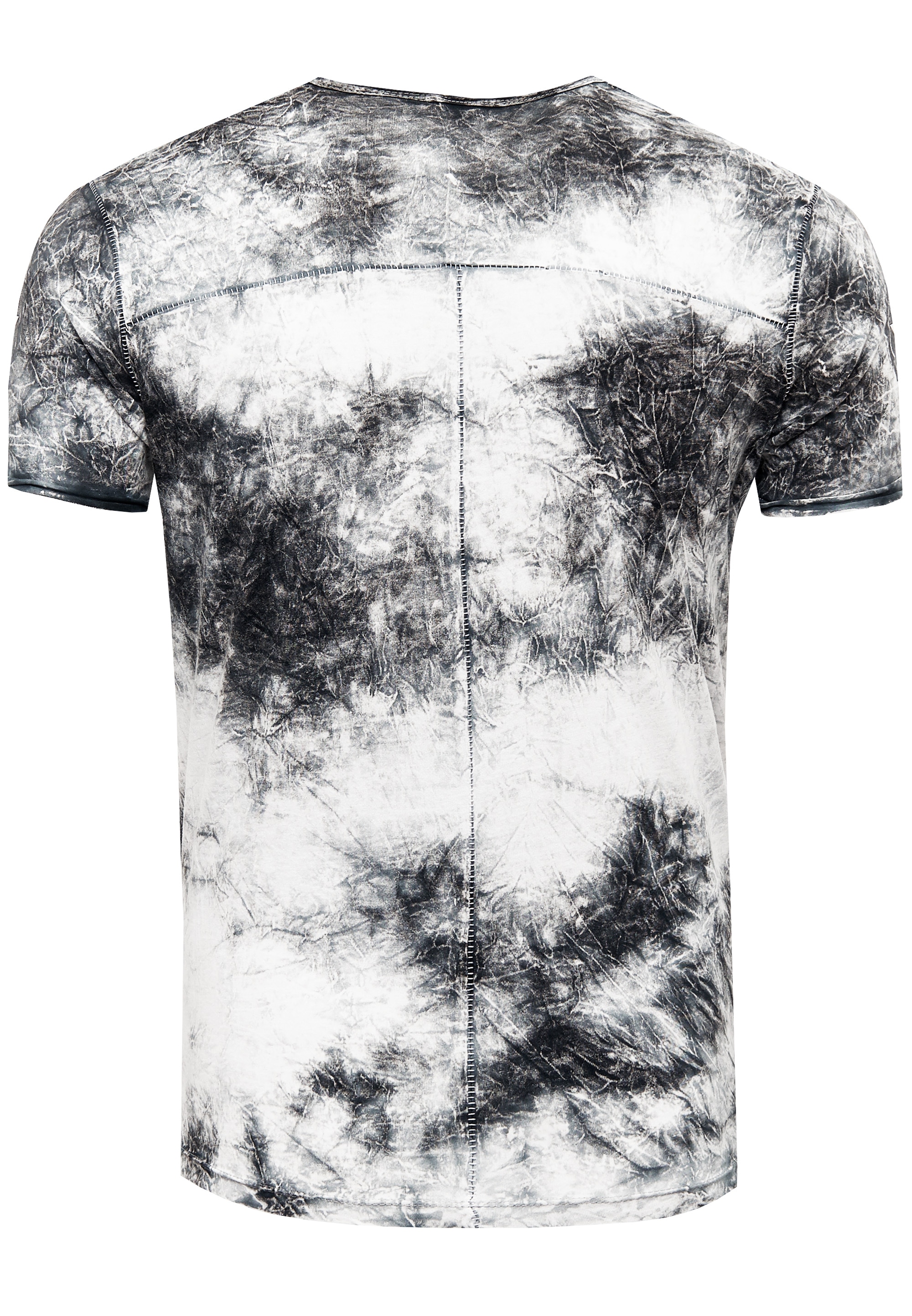 Rusty Neal T-Shirt, mit toller Batik-Optik