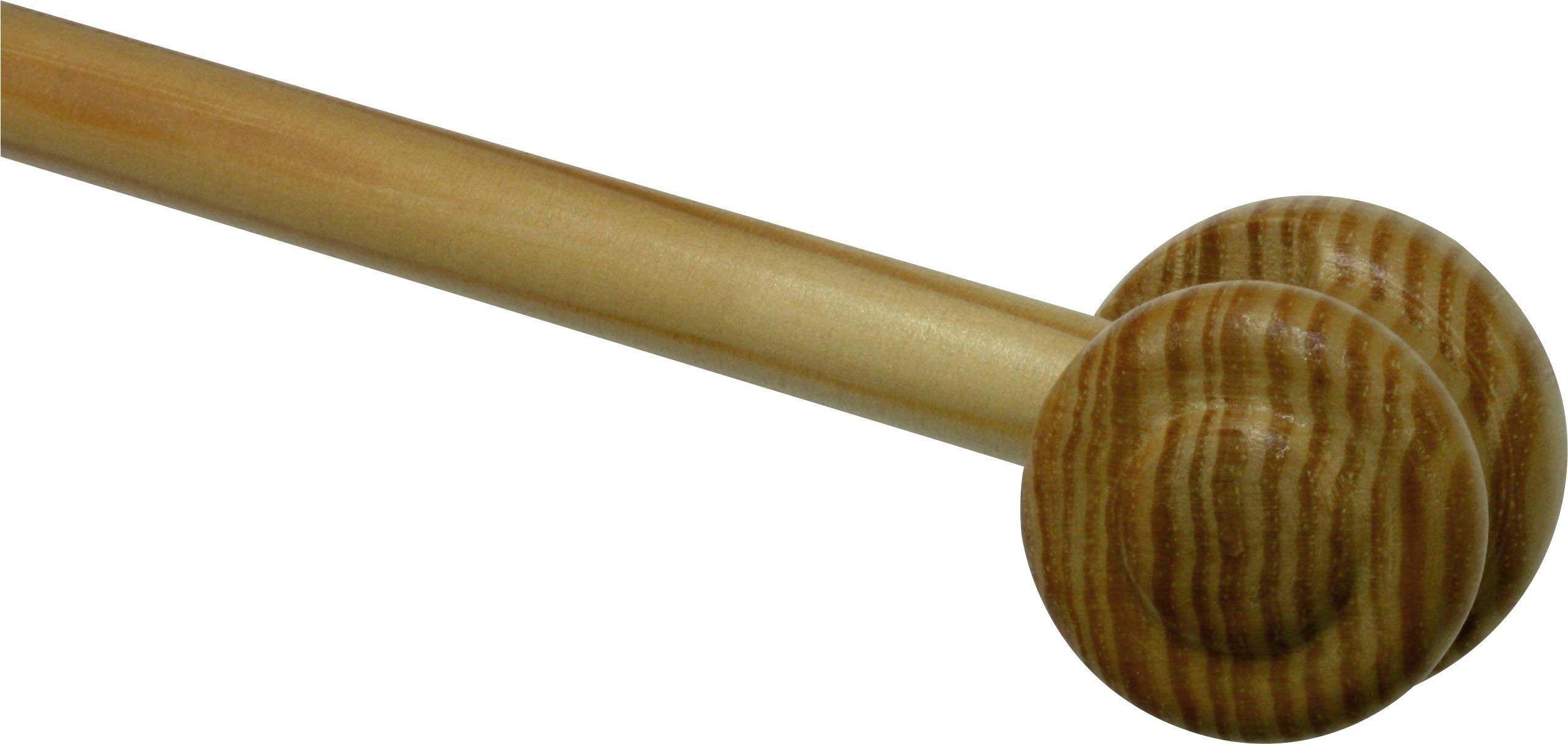GARDINIA Gardinenstange "Vitragestange Holz" Ø 11 mm 1 läufig-läufig kürzbar Serie Vitragestange Montana Ø 11 mm
