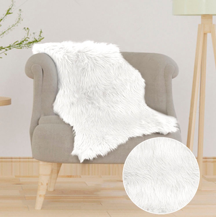 OTTO home Hochflor-Teppich "Valeria Fellteppich kuschelig" fellförmig 60 mm günstig online kaufen