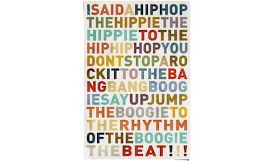 Poster »Poster I said a HipHop Farbig - Hip-Hop - Songtext - Musik«, Musiker, (1 St.)