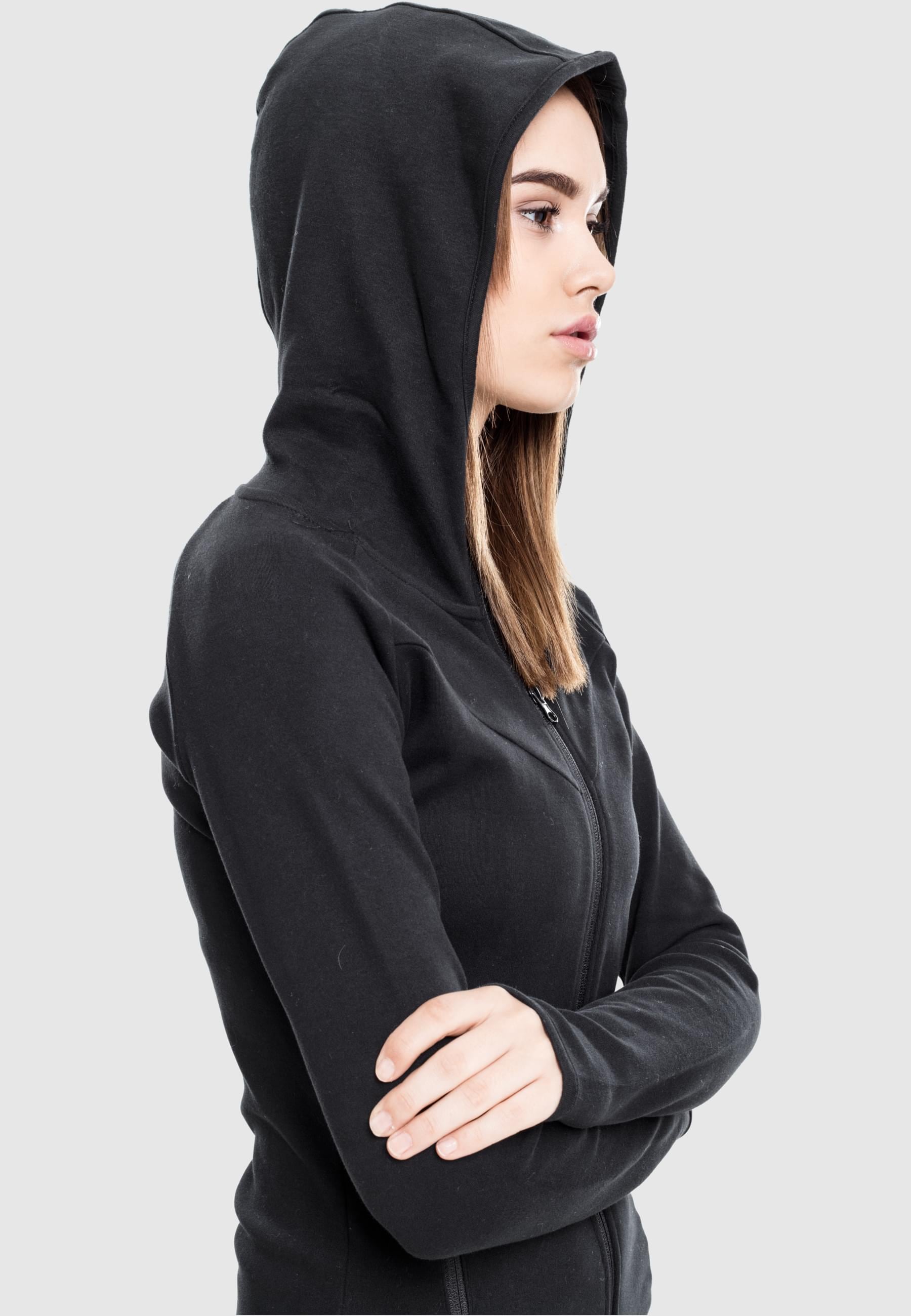 URBAN CLASSICS Sweatjacke »Urban Classics Damen Ladies Athletic Interlock Zip Hoody«