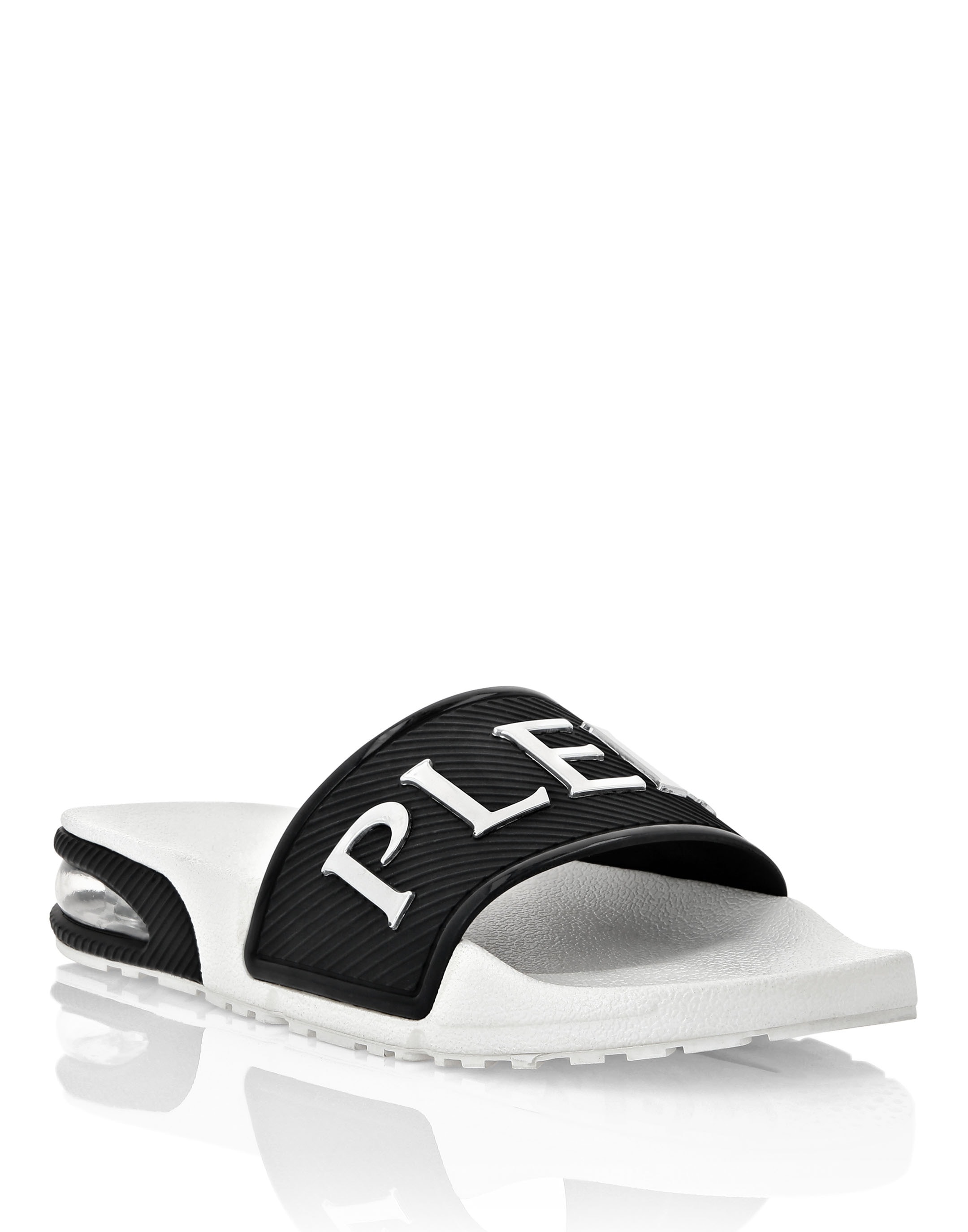PLEIN SPORT Strandschuh »Flache Gummisandalen«
