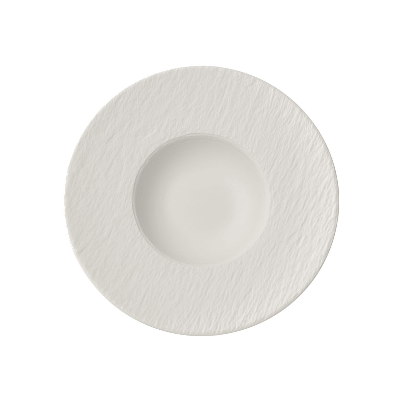 Villeroy & Boch Suppenteller "Manufacture Rock Ø 29 cm Weiss"