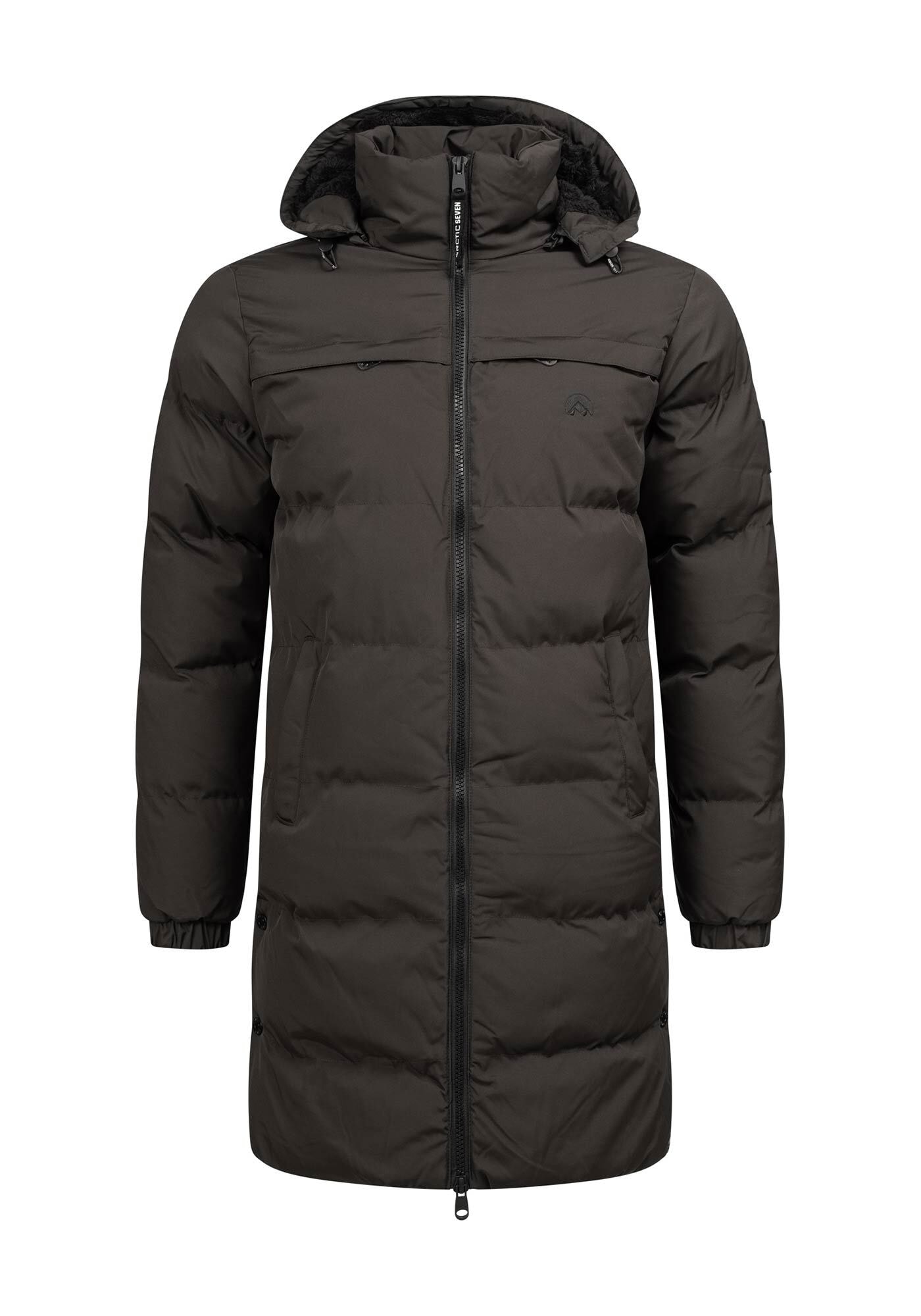 Arctic Seven Winterjacke »ASNorwiig«, mit warmem Teddyfell und abnehmbarer Kapuze