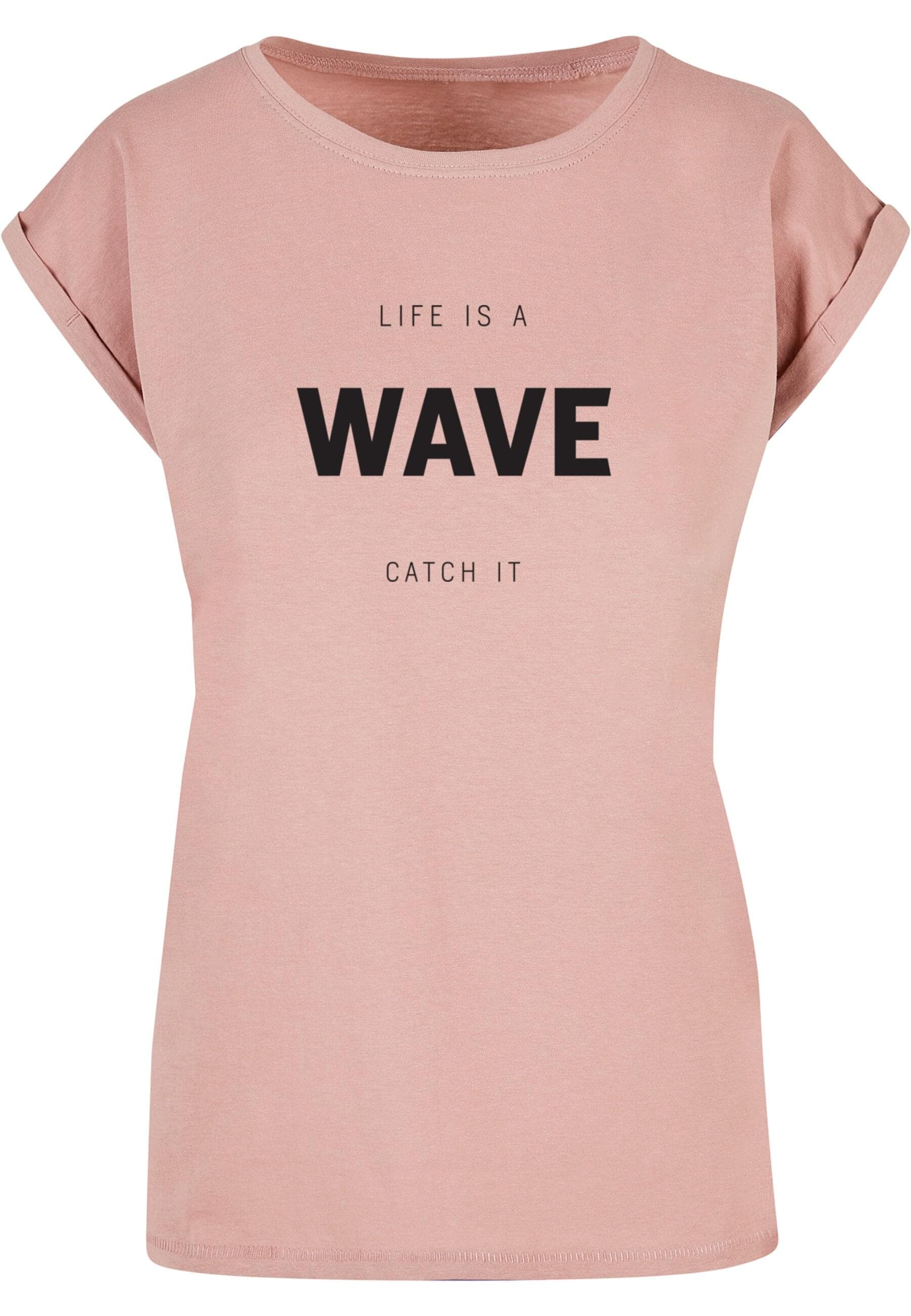 Merchcode T-Shirt "Merchcode Damen Ladies Summer - Life is a wave T-Shirt" günstig online kaufen