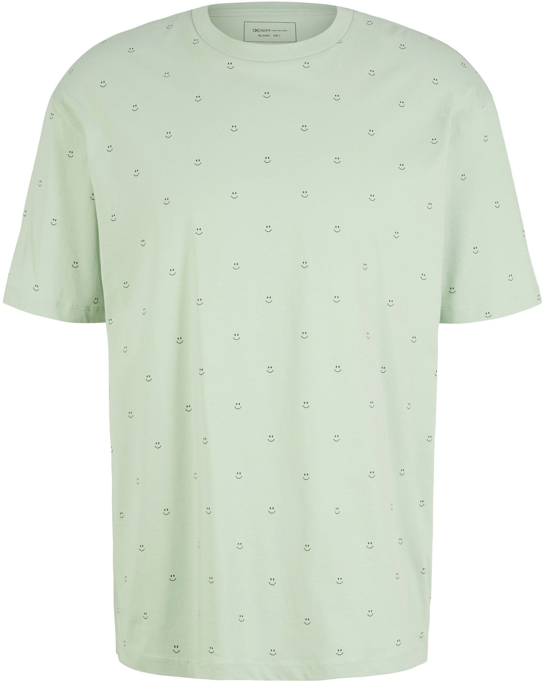 TOM TAILOR Denim T-Shirt, mit Allover-Print