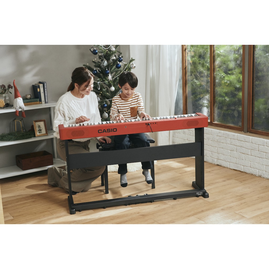 CASIO Digitalpiano »CDP-S160RD«, (Set)