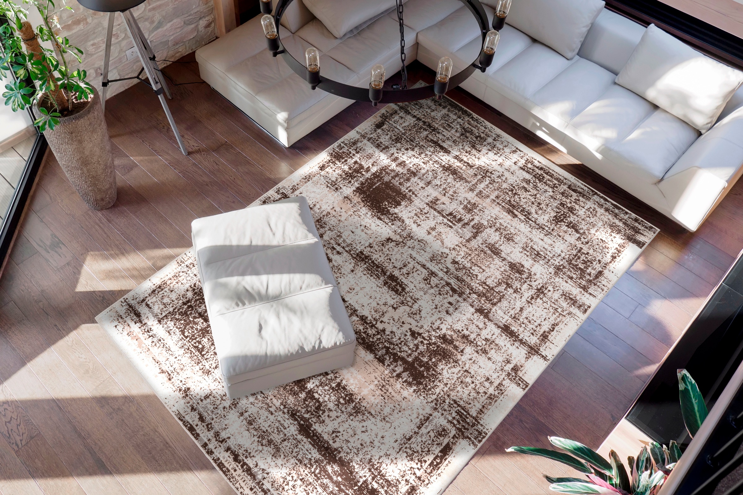 me gusta Teppich »Ariya 225«, rechteckig, 6 mm Höhe, Flachflor, gekettelt, Wohnzimmer