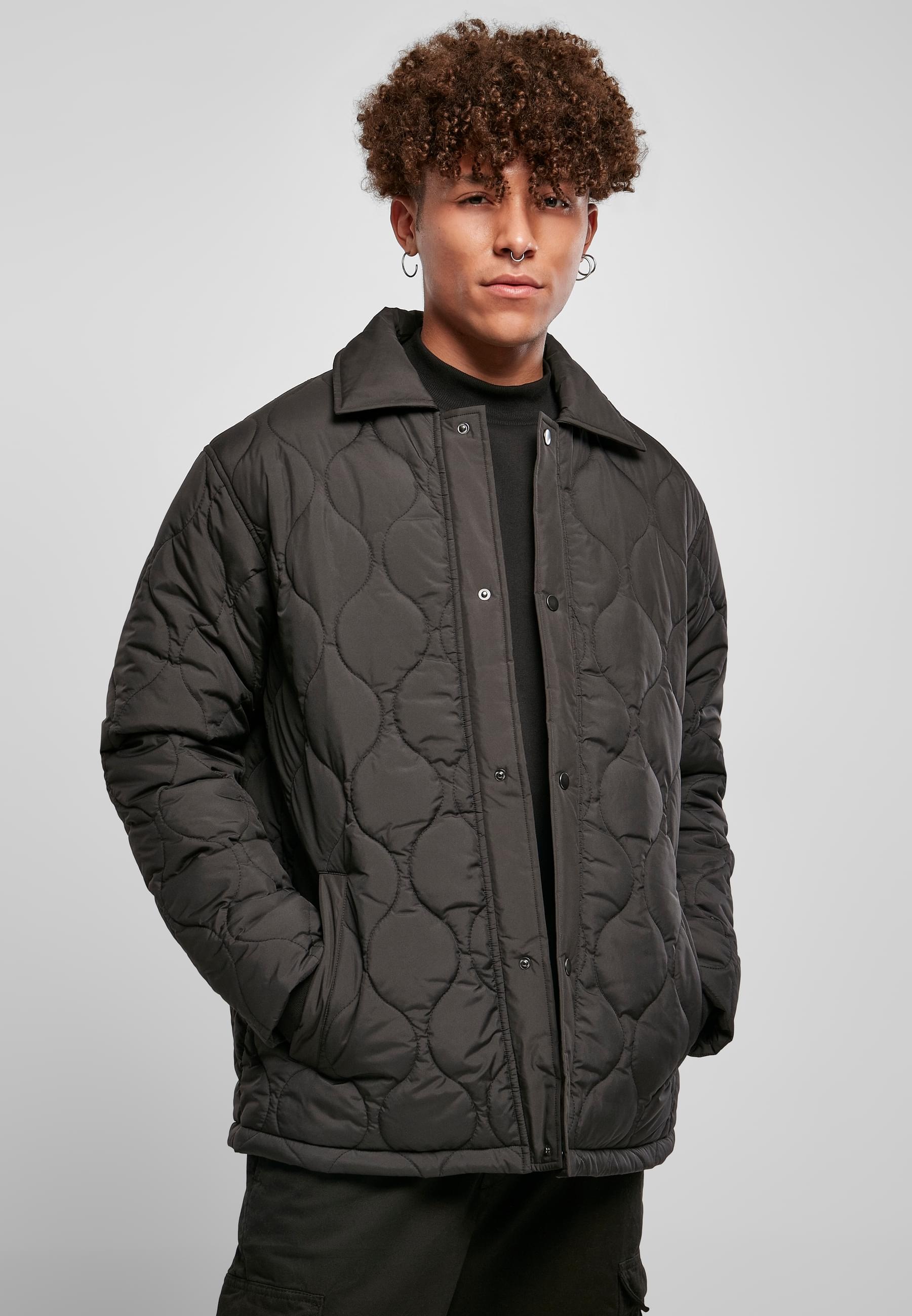 URBAN CLASSICS Allwetterjacke "Urban Classics Herren Quilted Coach Jacket" günstig online kaufen
