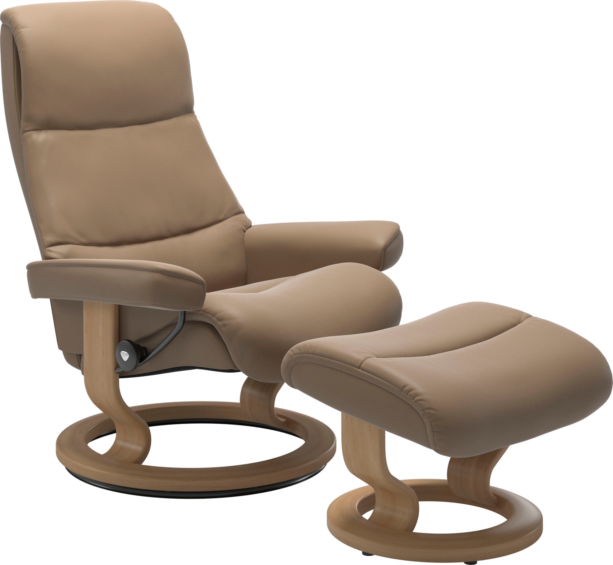 Thumbnail - Stressless Relaxsessel "View", mit Classic Base, Größe M,Gestell Eiche