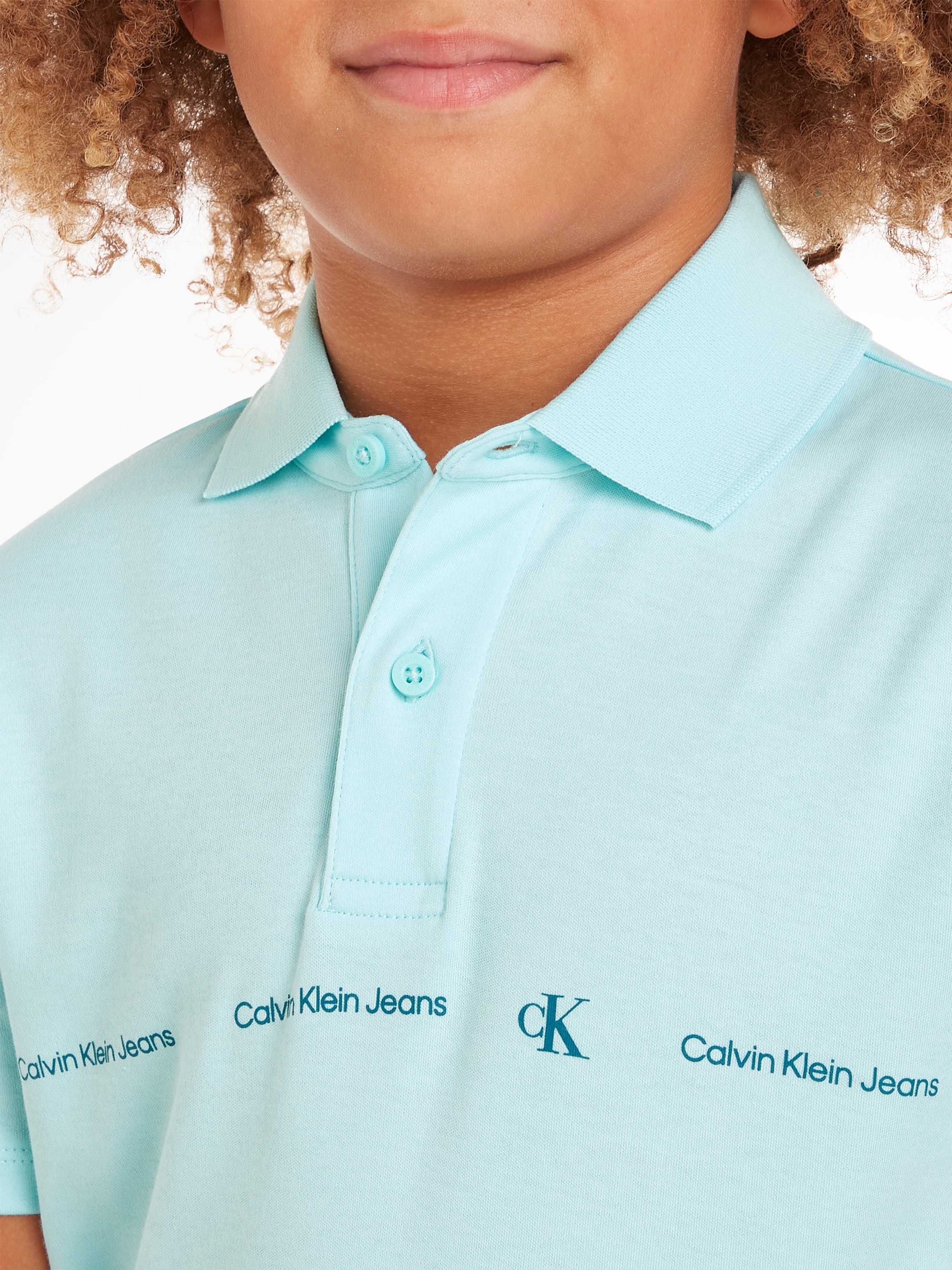 Calvin Klein Jeans Poloshirt »MINIMALISTIC INST. REG. POLO«, Kinder bis 16 Jahre
