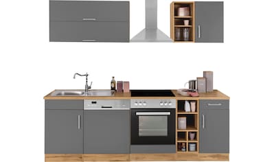 Küchenzeile »Colmar«, ohne E-Geräte, Breite 240 cm