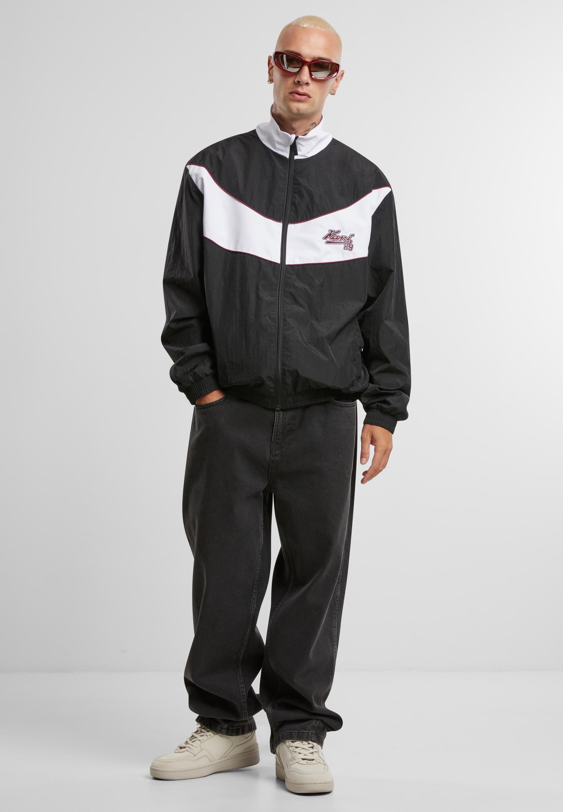 Karl Kani Trainingsjacke »Karl Kani Kani Varsity Trackjacket«, (1 St.), ohne Kapuze
