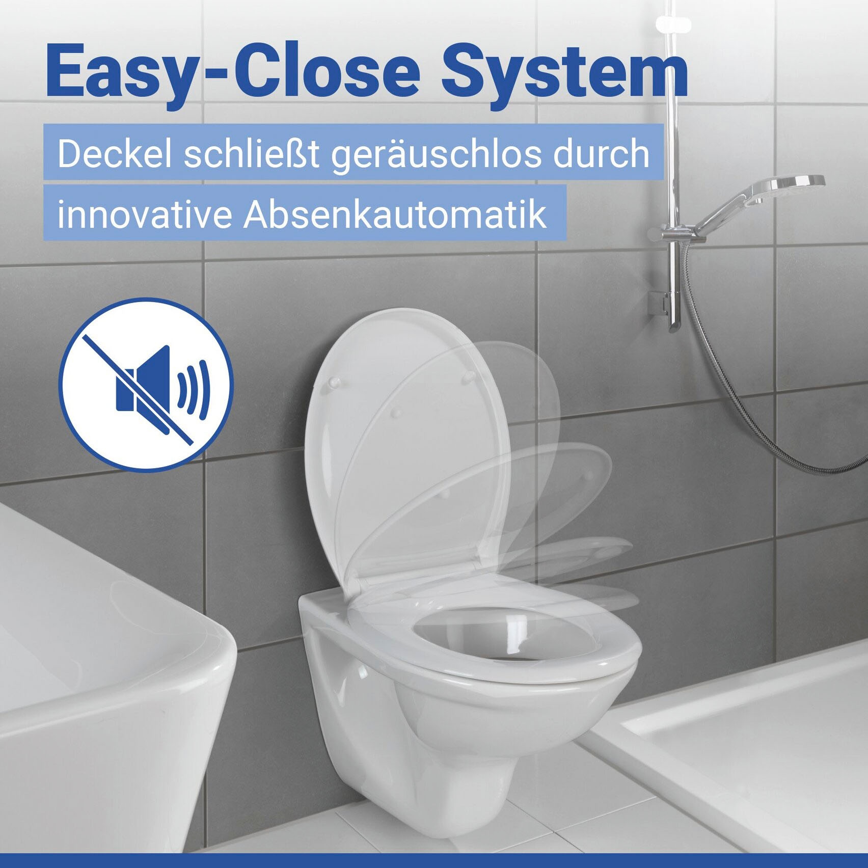 WENKO WC-Sitz »Ios« aus Thermoplast, recyclingfähig, bruchstabil
