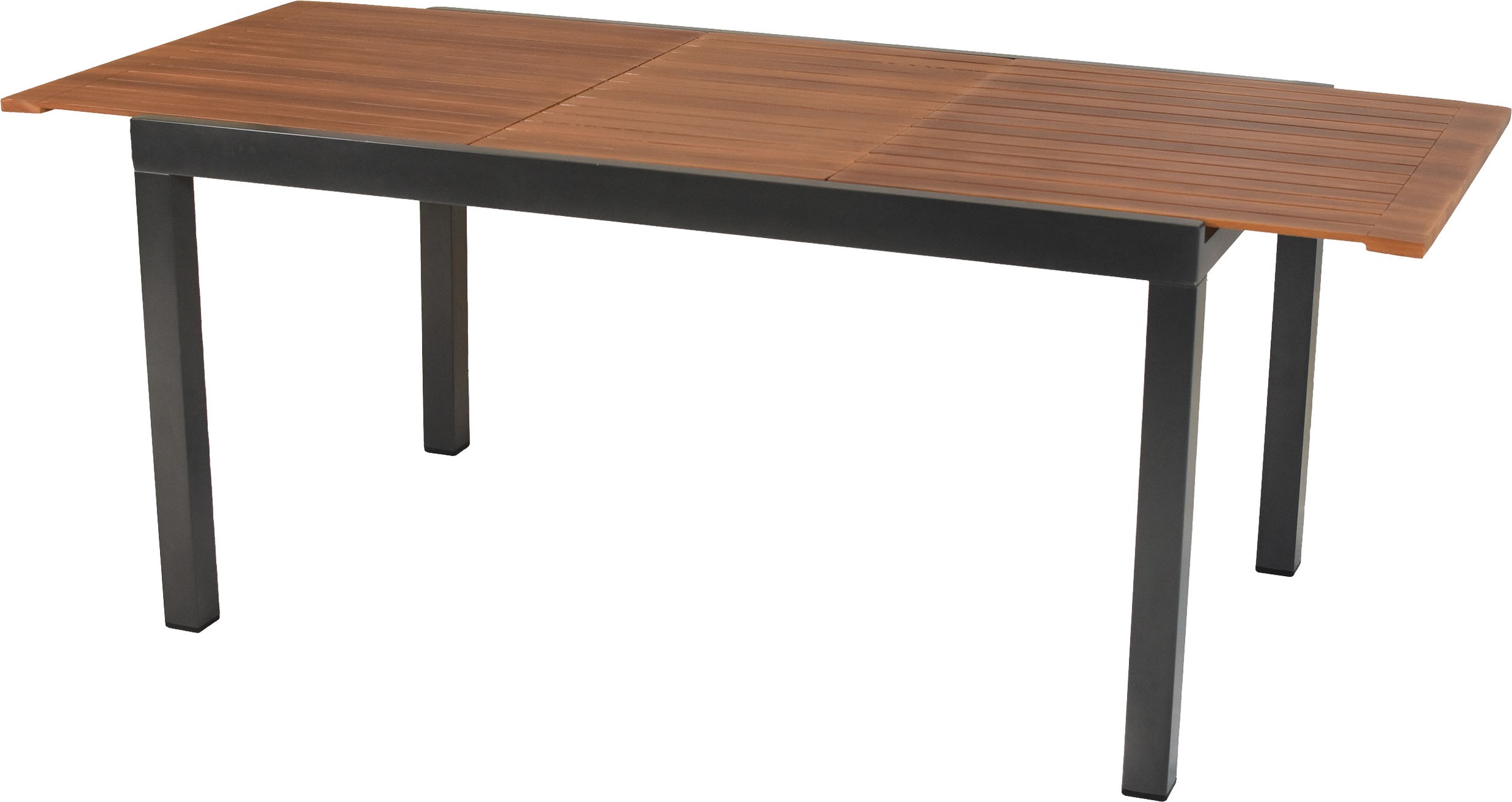 MERXX Garten-Essgruppe »Valenza« Set, 7 tlg. inkl. 6 Klappsessel, 1 Ausziehtisch