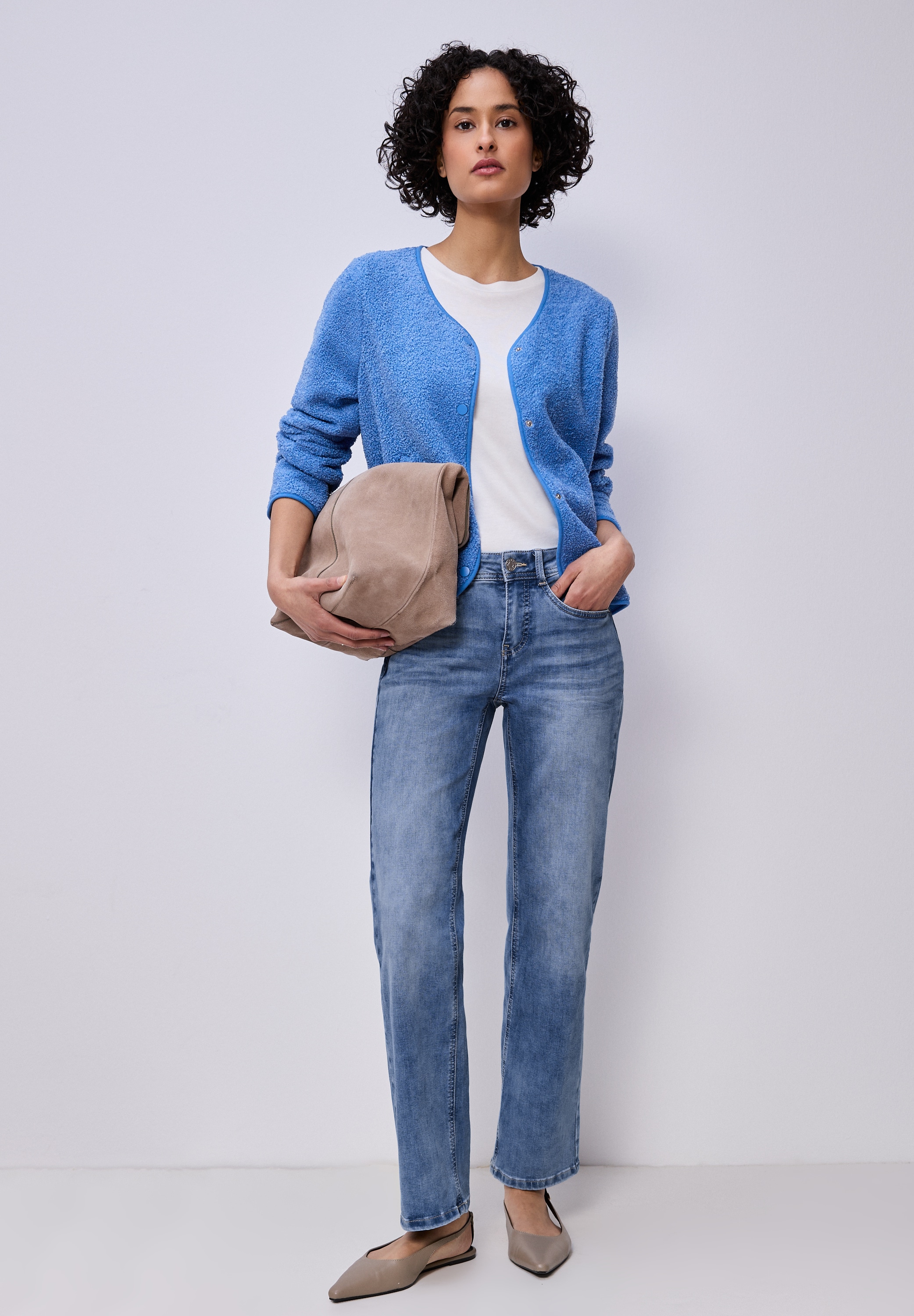 STREET ONE Comfort-fit-Jeans Middle Waist