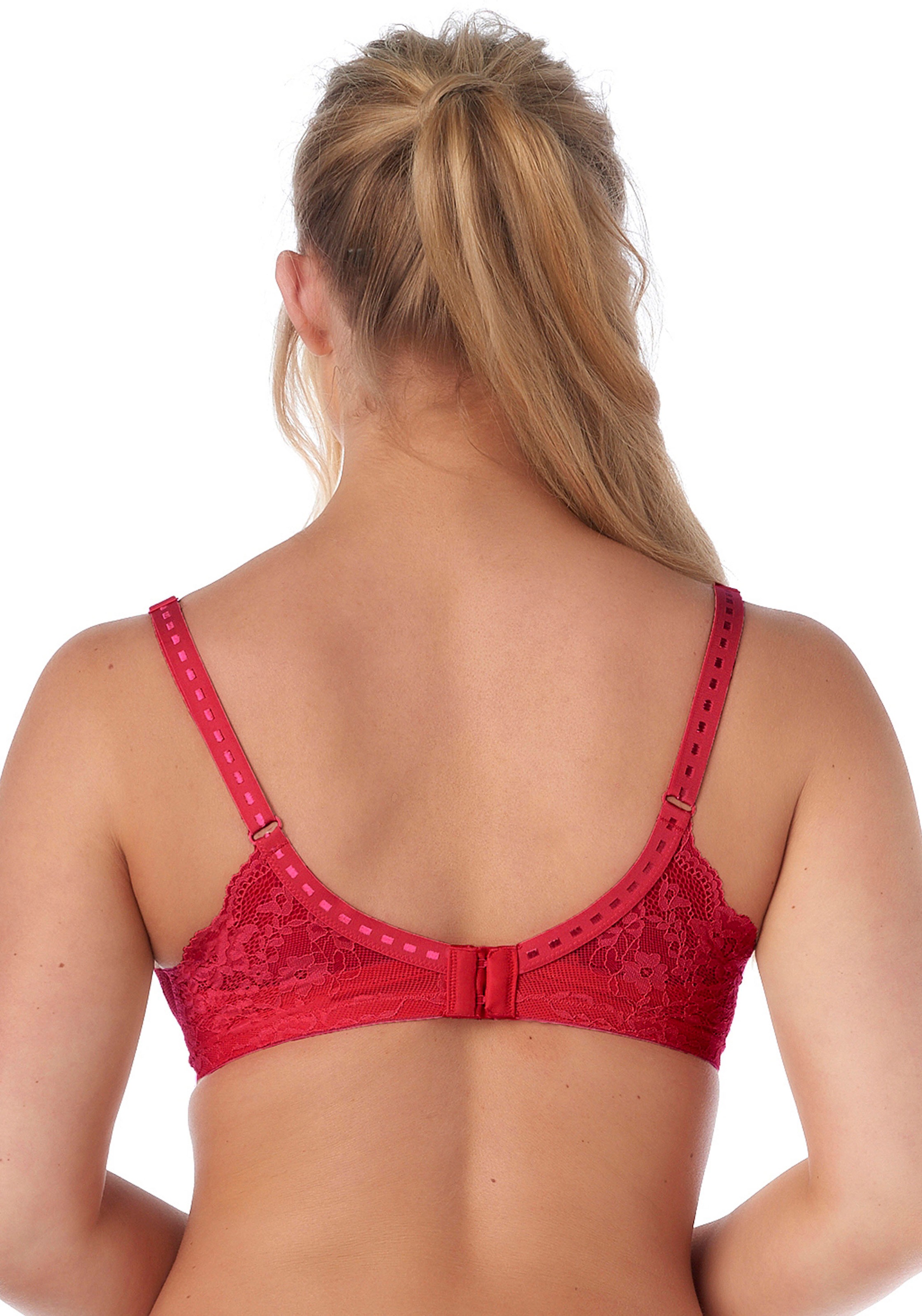 Thumbnail - After Eden D-cup & up Bügel-BH "LOIS" verstellbare Träger, mit Schale, mit Bügel, mit Spitze, feminin