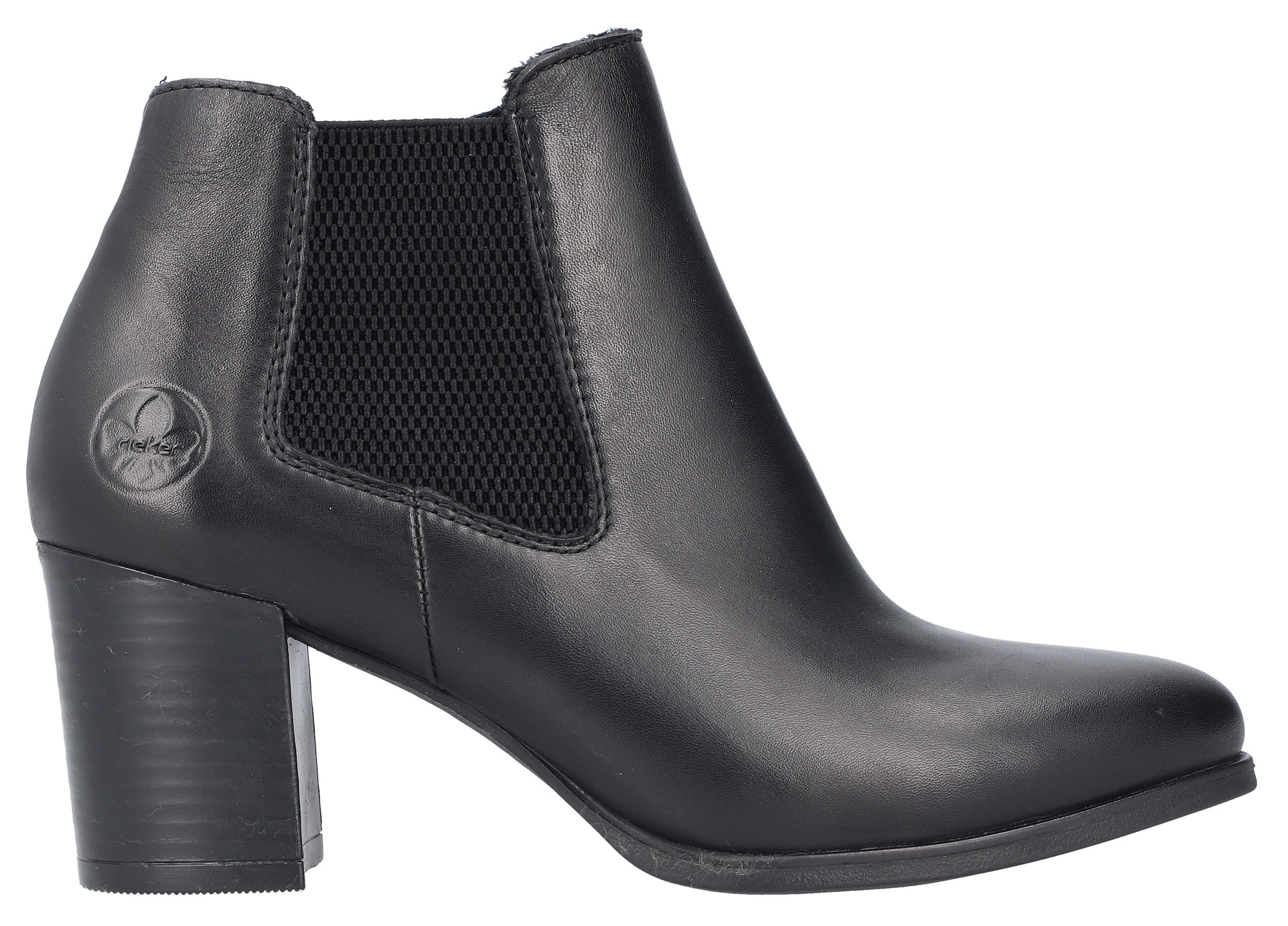 Rieker Cowboy Stiefelette, Westernstiefelette, Stiefelette, Blockabsatz, schmale Form