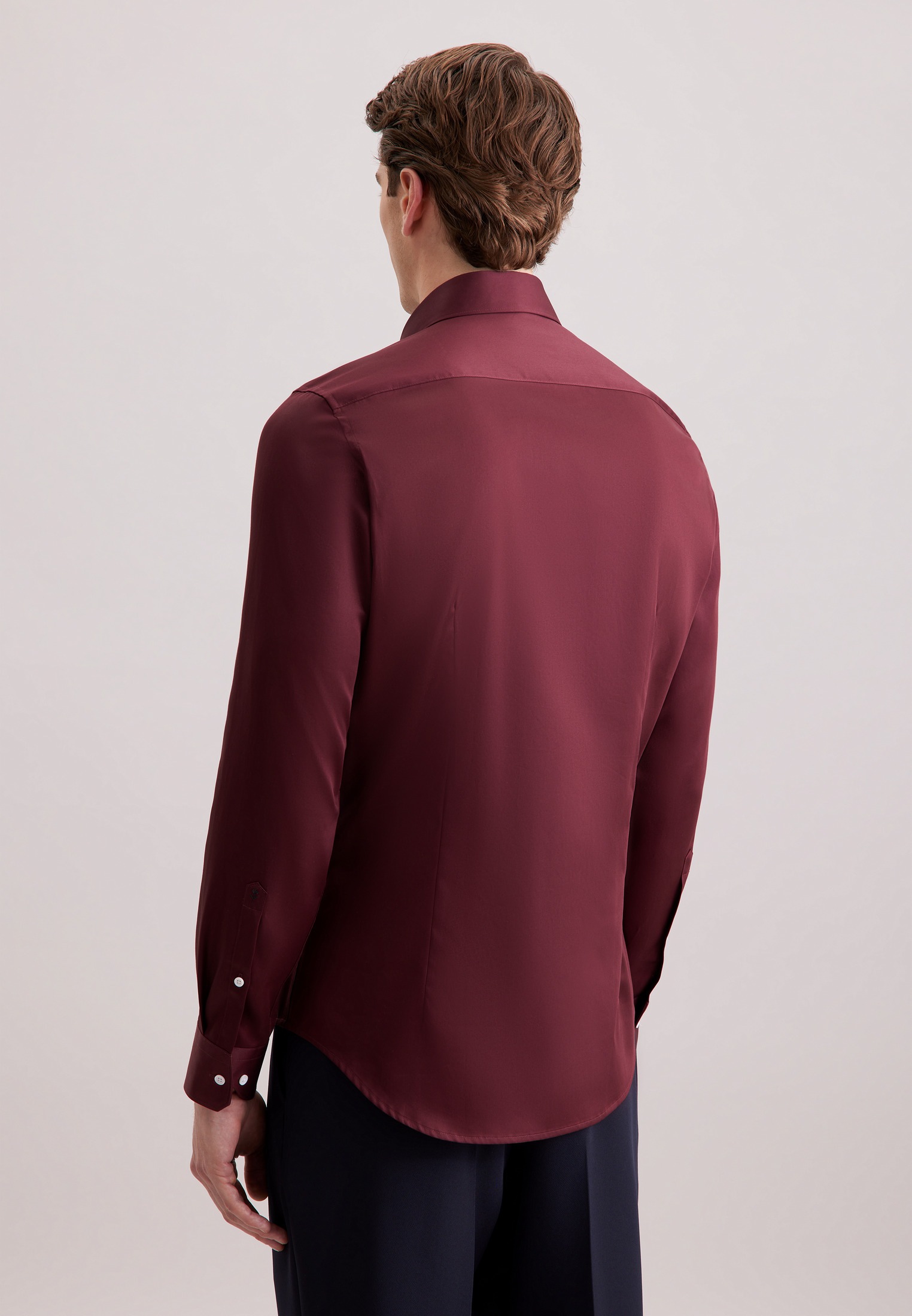 seidensticker Businesshemd »Schwarze Rose«, Slim Kentkragen Uni