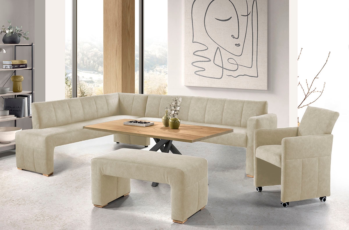 exxpo - sofa fashion Essbank, elegant und modern mit hohem Sitzkomfort