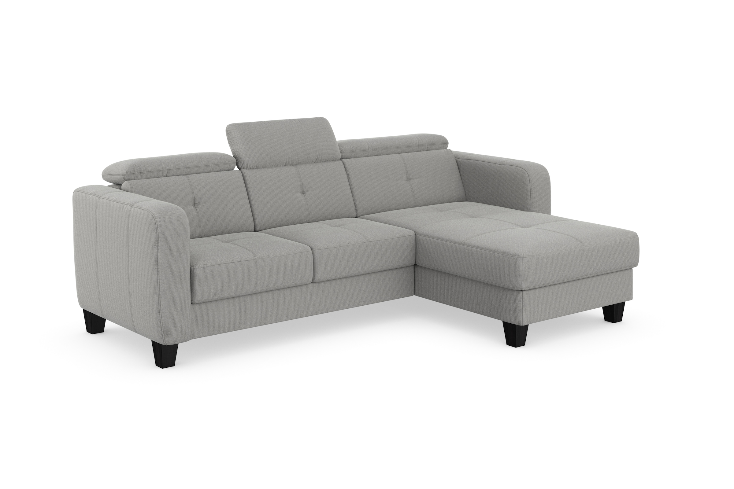 sit&more Ecksofa »Belluci L-Form«, inklusive Federkern, wahlweise mit Bettfunktion und Bettkasten