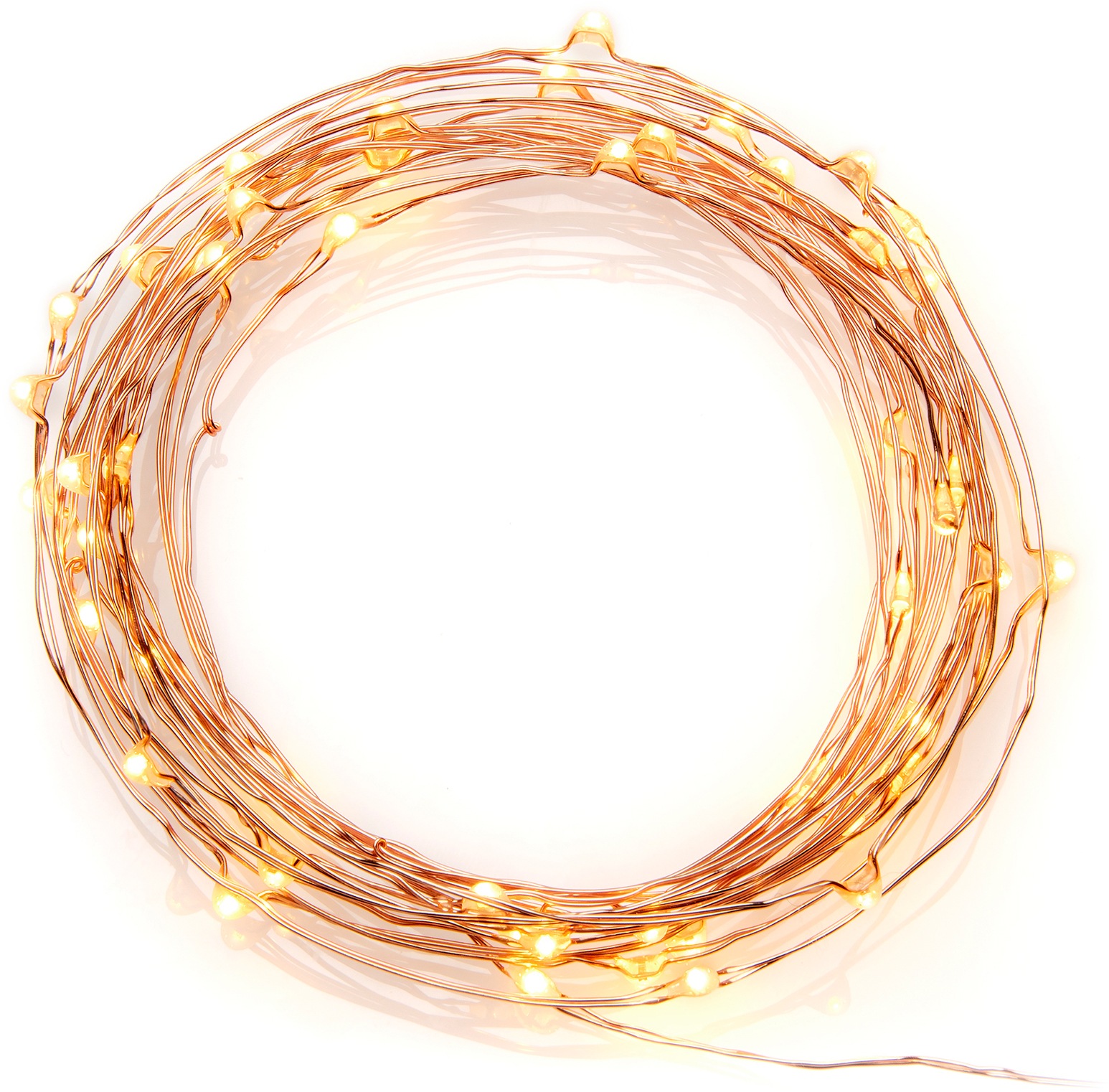 KONSTSMIDE LED-Lichterkette "Weihnachtsdeko aussen", Energieeffizienz: G (A-G), braun (kupferfarben), Dioden 100 Stk. Flammen 100 Stk., Kabellänge 5m x Gesamtlänge 14,9m, Lichterketten, LED Tropfenlichterkette, 100 bernsteinfarbene Dioden 2